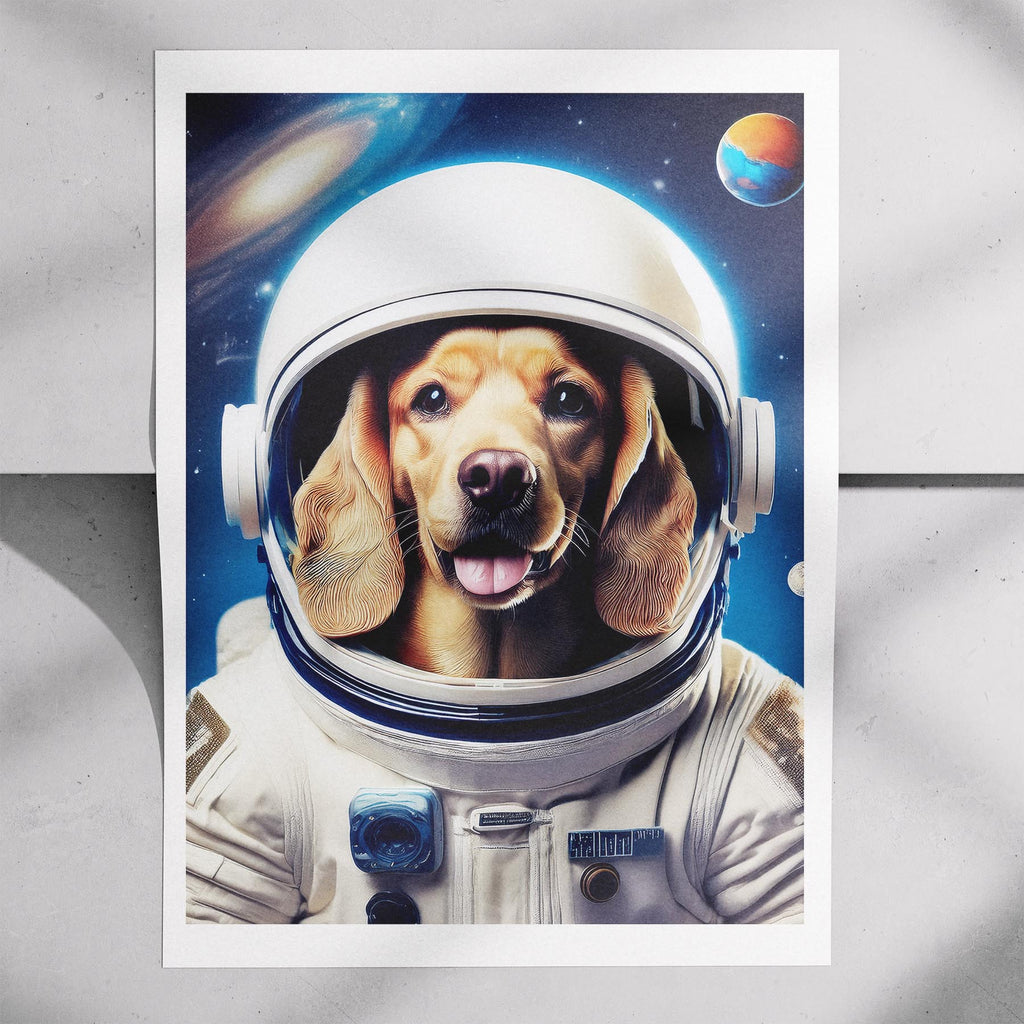 Cocker Spaniel Astronaut Dog Series image 7