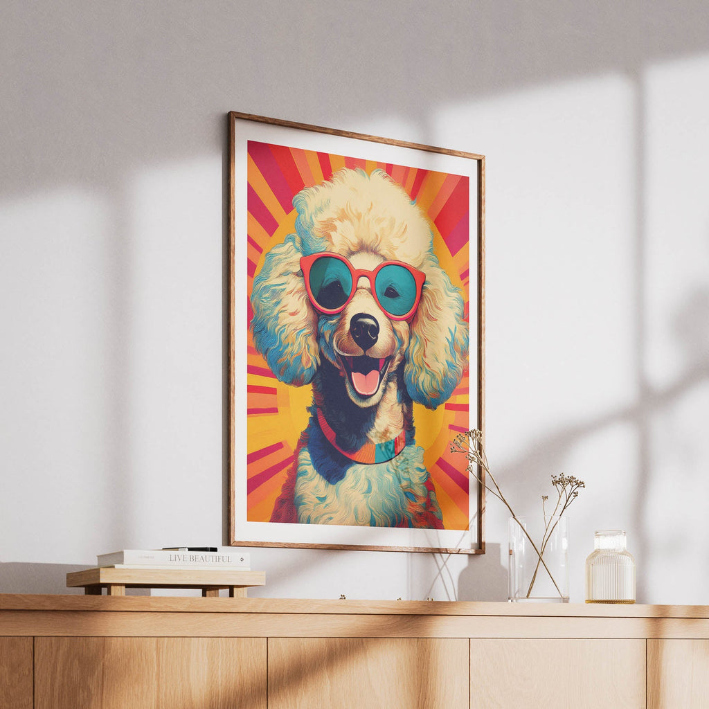 Poodle In Colourful Sunnies 1 image 6