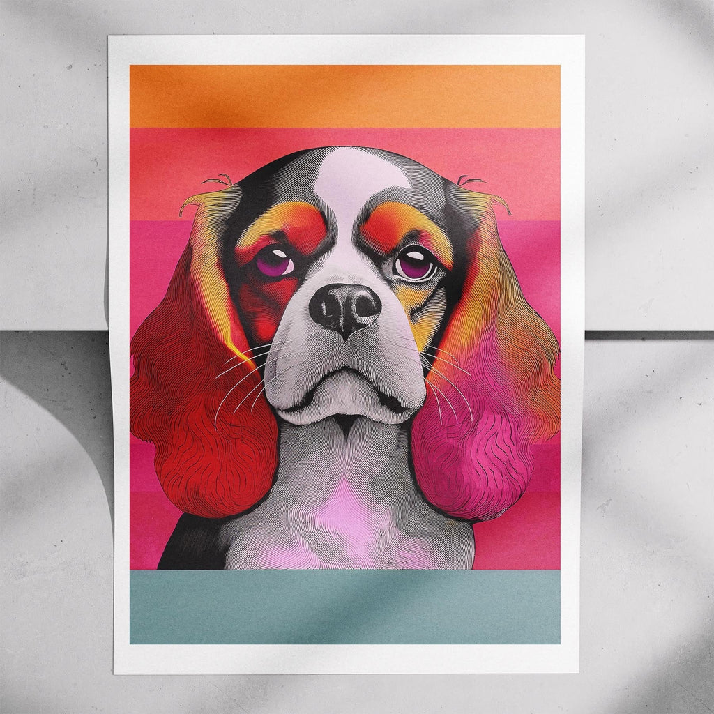 Cavalier Spaniel Modern Pop Dog Series image 7