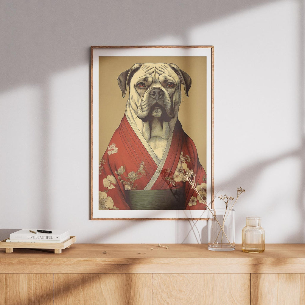 Bullmastiff Japanse Kimono Dog Series image 8