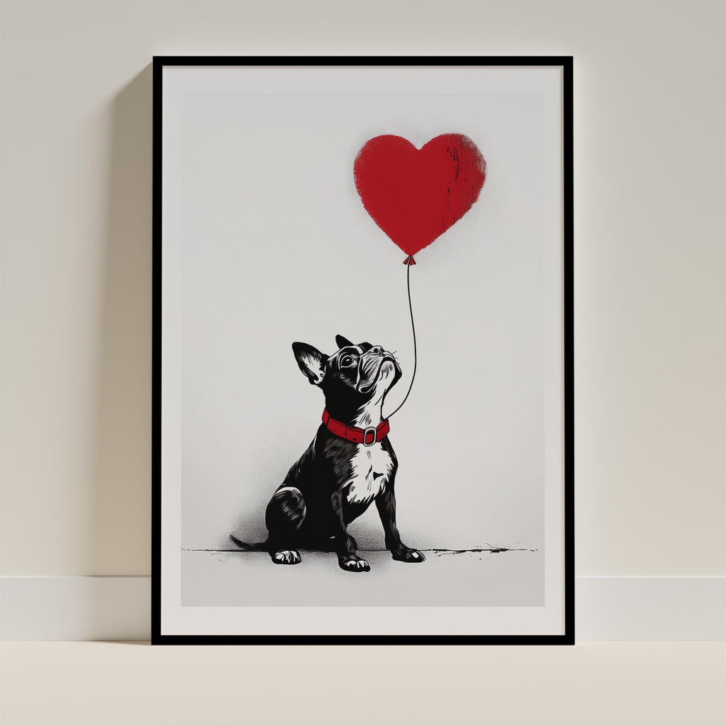Boston Terrier DOGSY Series inspired by the Art of Banksy image 11