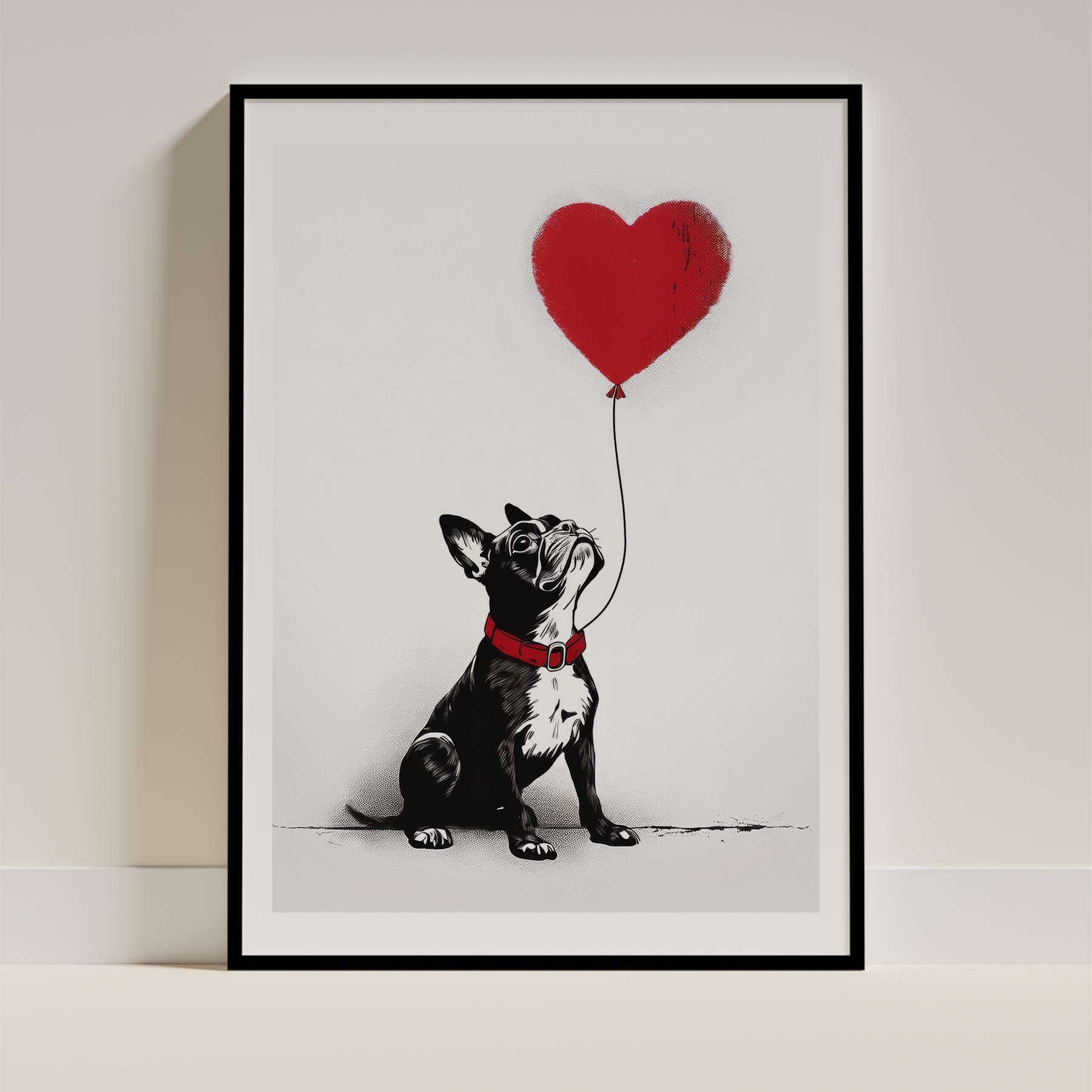 Boston Terrier DOGSY Series inspired by the Art of Banksy image 11