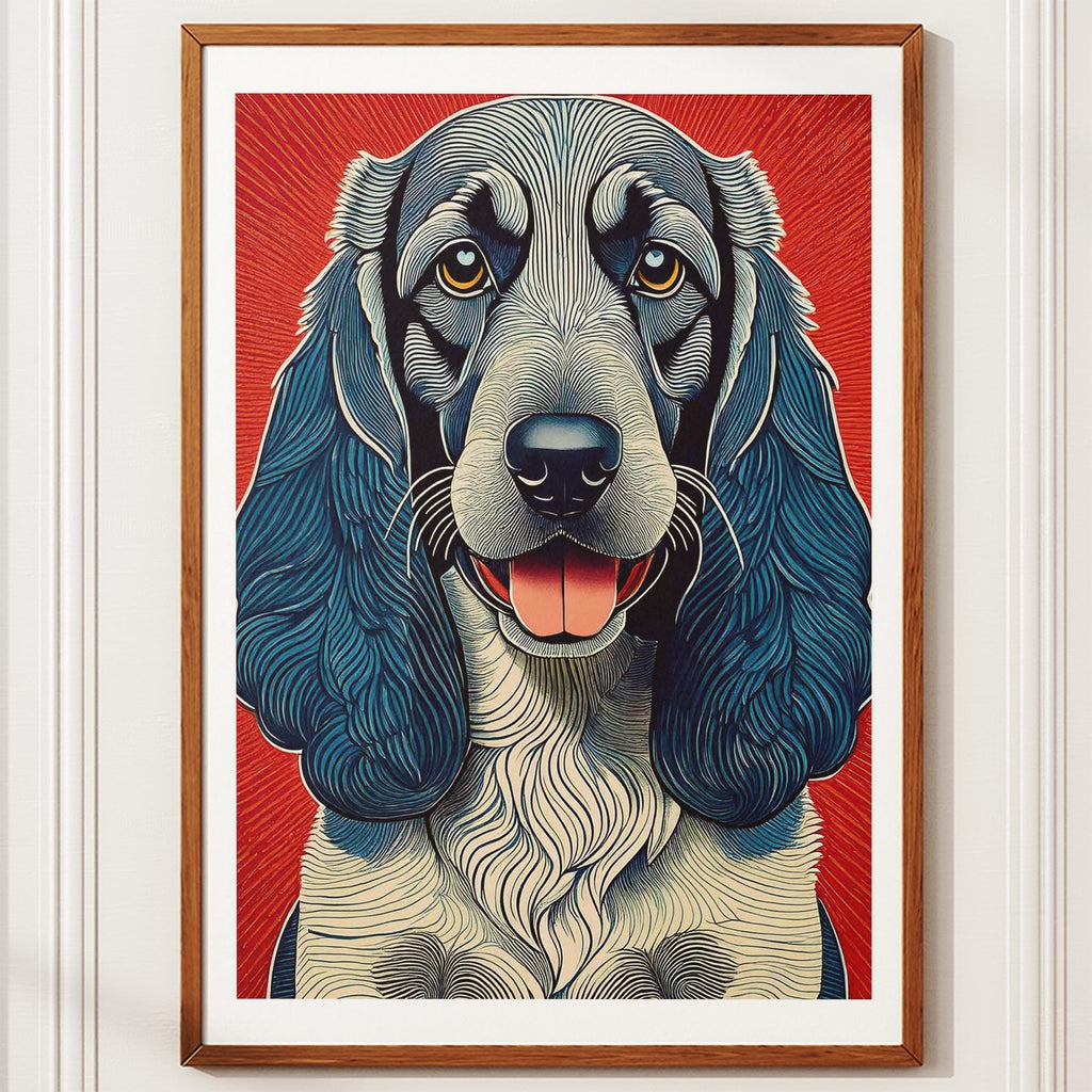 Bloodhound Hokusai Japanese Inspired Dog Series 1 image 10