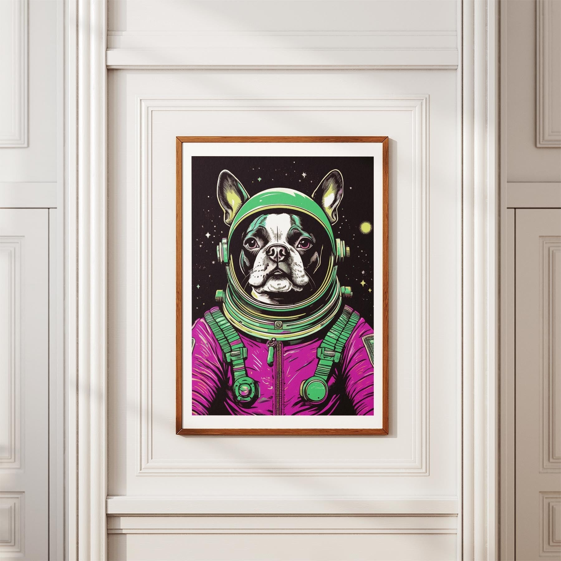 Boston Terrier Space Dogs Series image 3