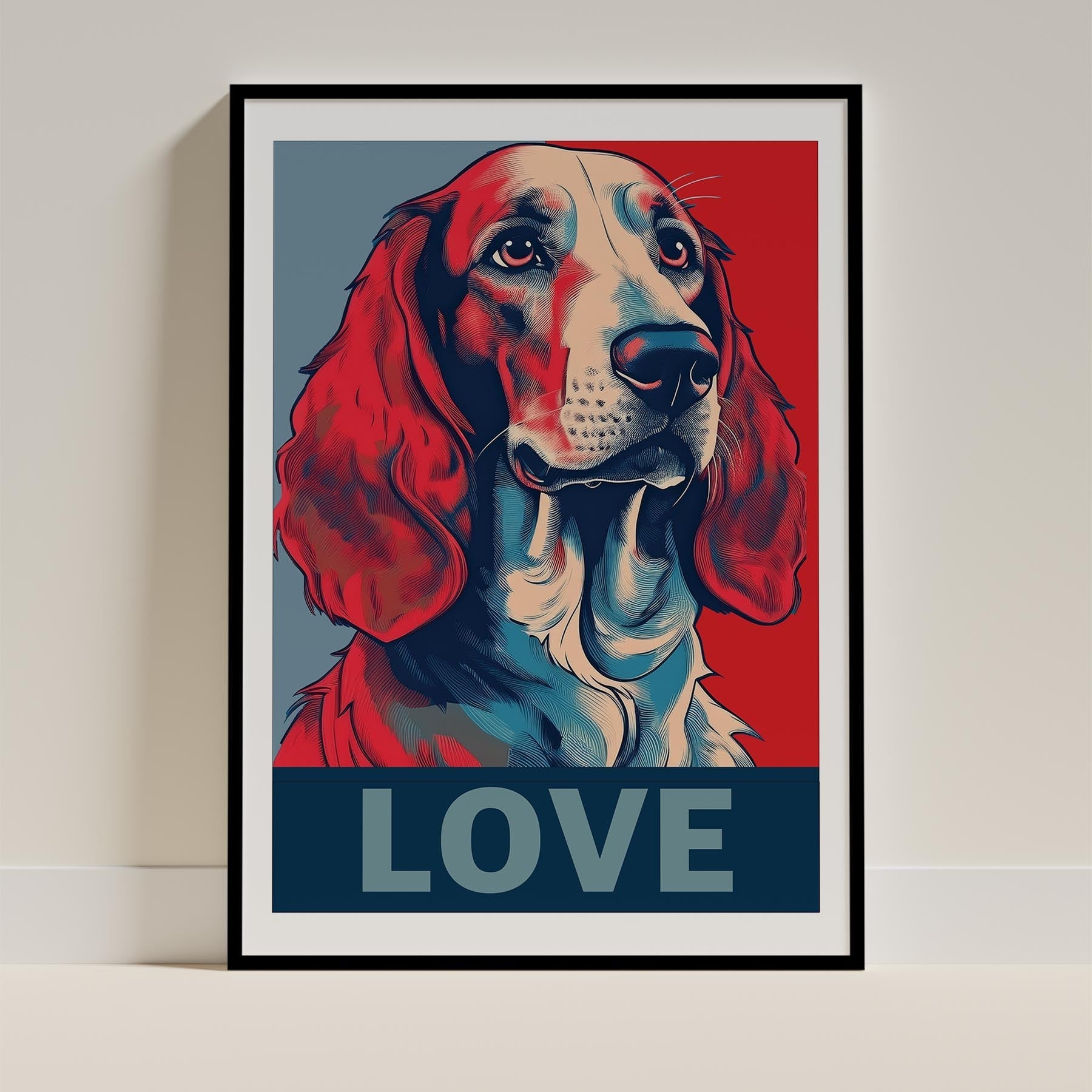 Afghan LOVE Series Inspired by the Obama Poster image 0