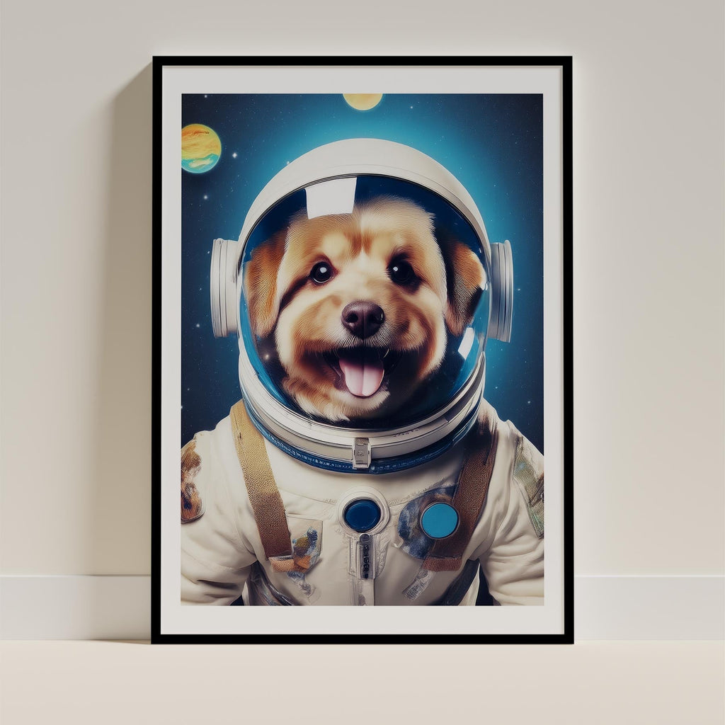 Australian Silky Terrier Astronaut Dog Series image 0