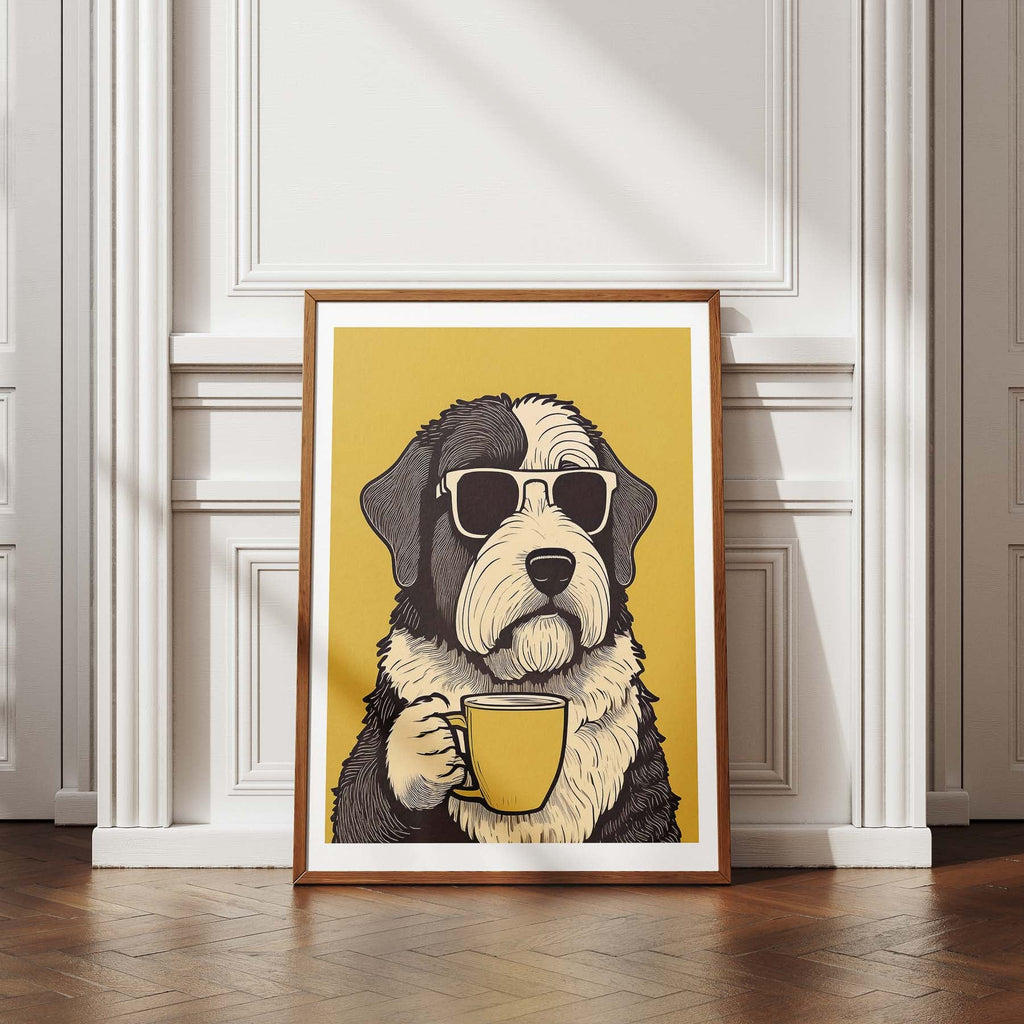 Old English Sheepdog 1 Chillin Coffee Dog image 4