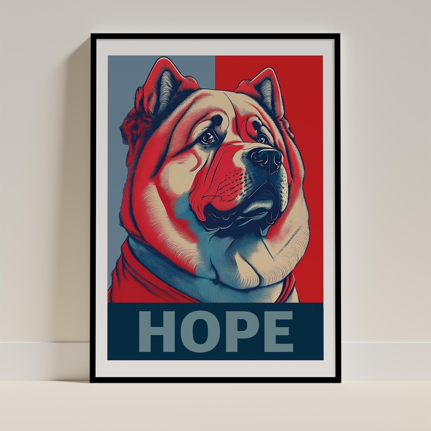 Chow Chow HOPE Series Inspired by the Obama Poster image 11