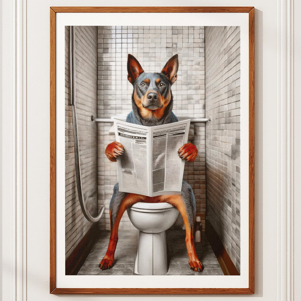 Cattle Dog Toilet Humour Dog Series 1 image 10