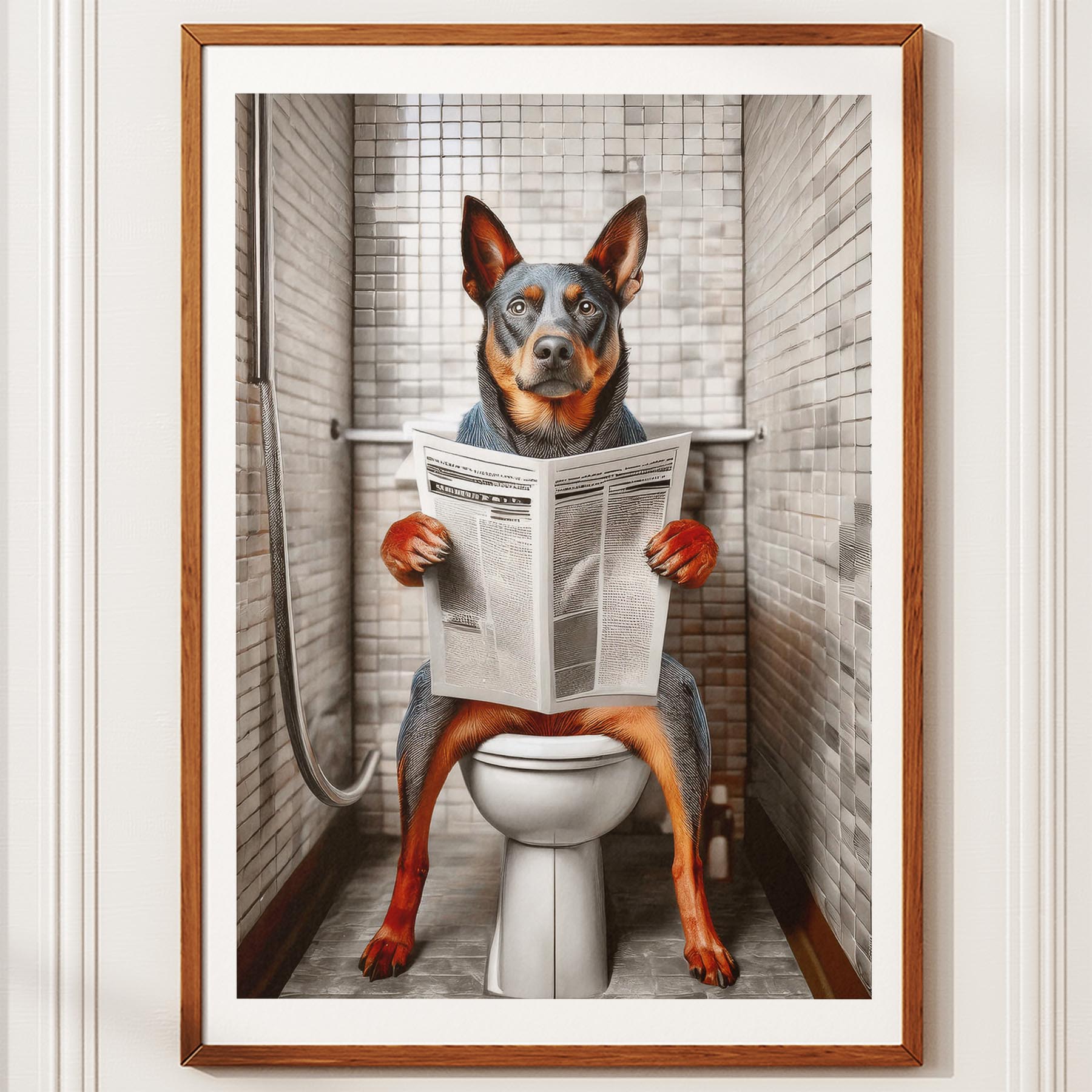 Cattle Dog Toilet Humour Dog Series 1 image 10
