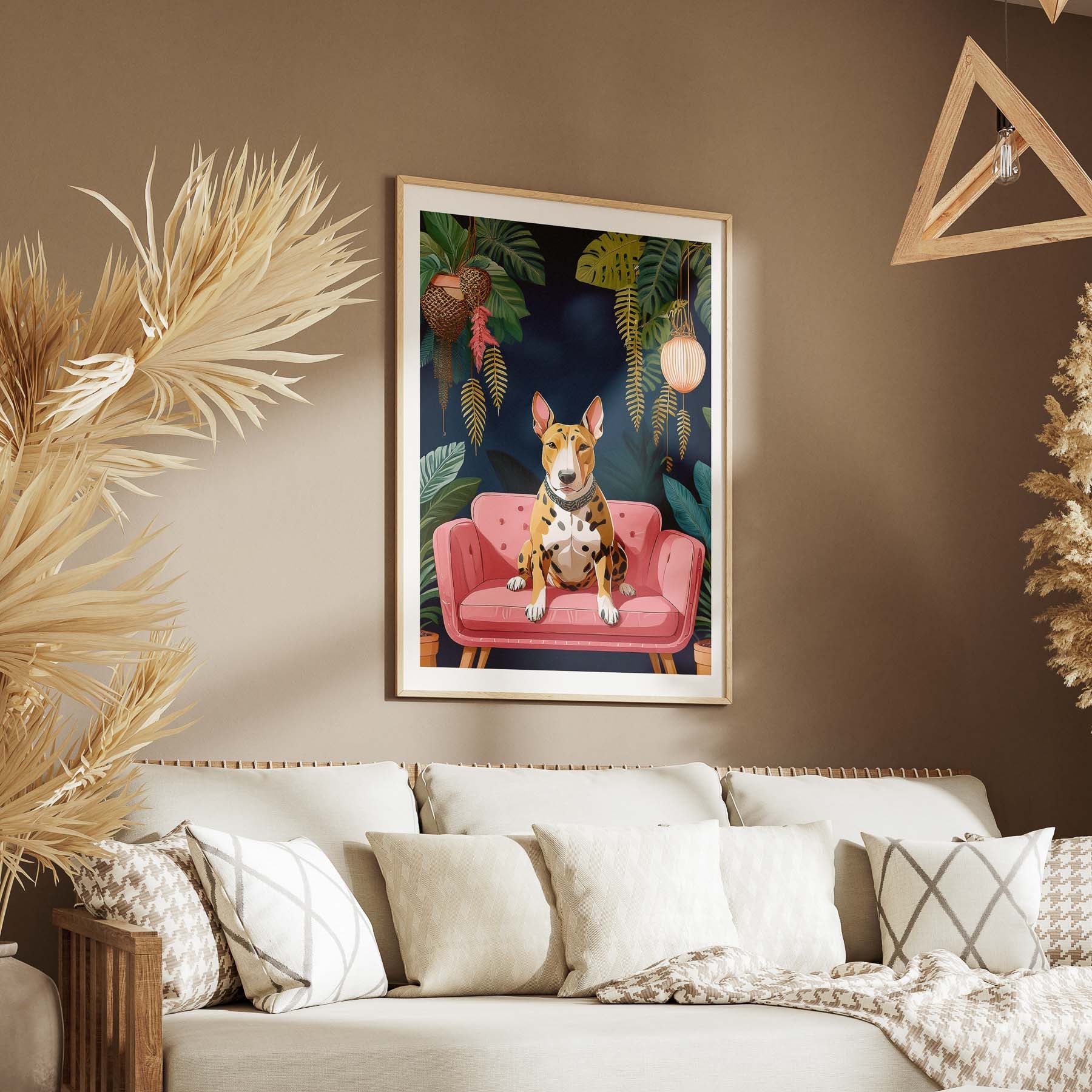 Bull Terrier Just Lounging Around image 5