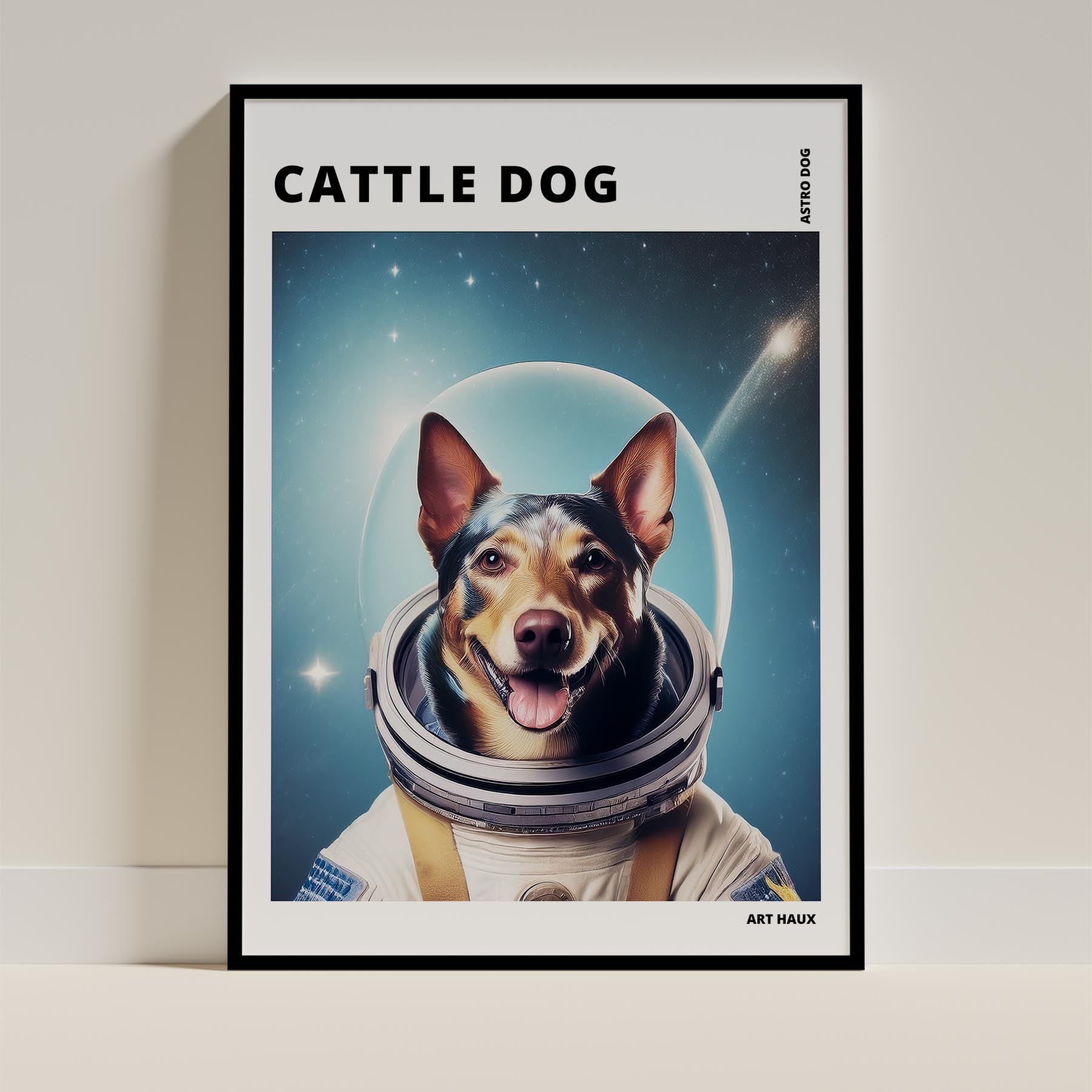 Australian Cattle Dog Dog Art Print Unframed Vol 2 | 9 Unique Designs | Wall Art Gift for Dog Lovers | Dogsy & Co