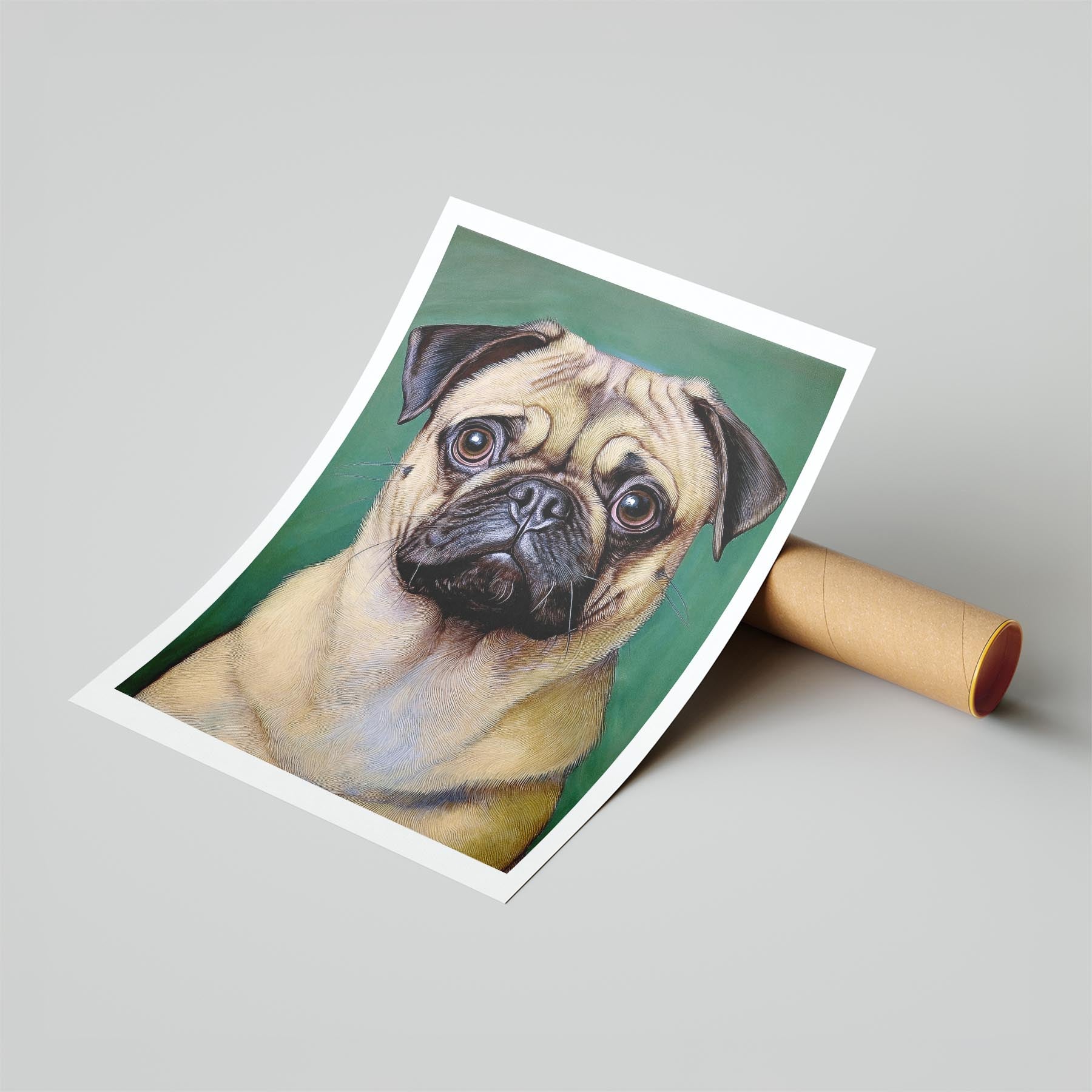 Pug Green Painted Series image 6