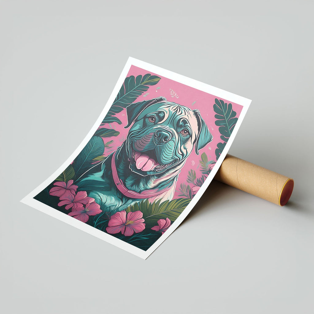 Bullmastiff Flowery Dog image 7