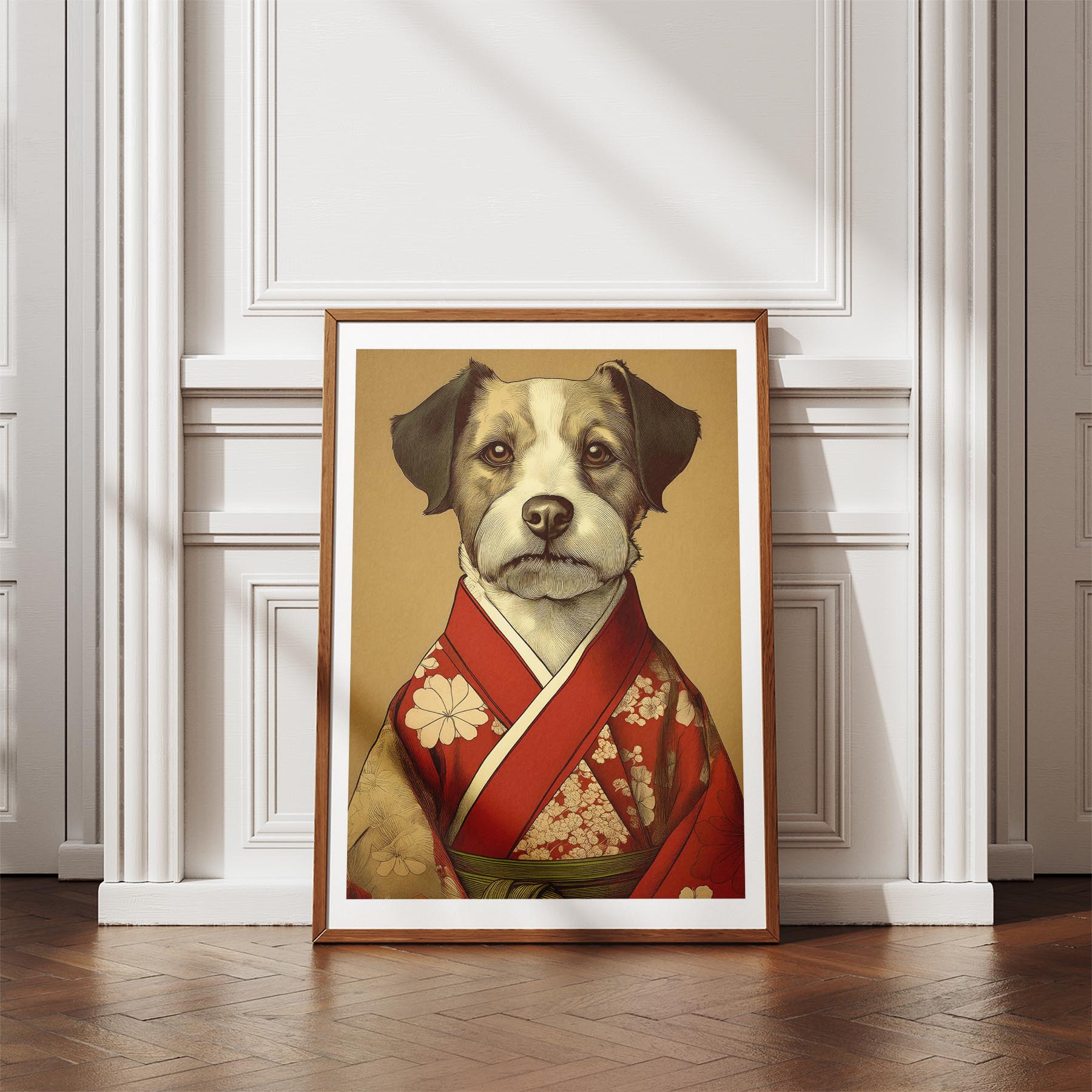 Border Terrier Japanse Kimono Dog Series image 4