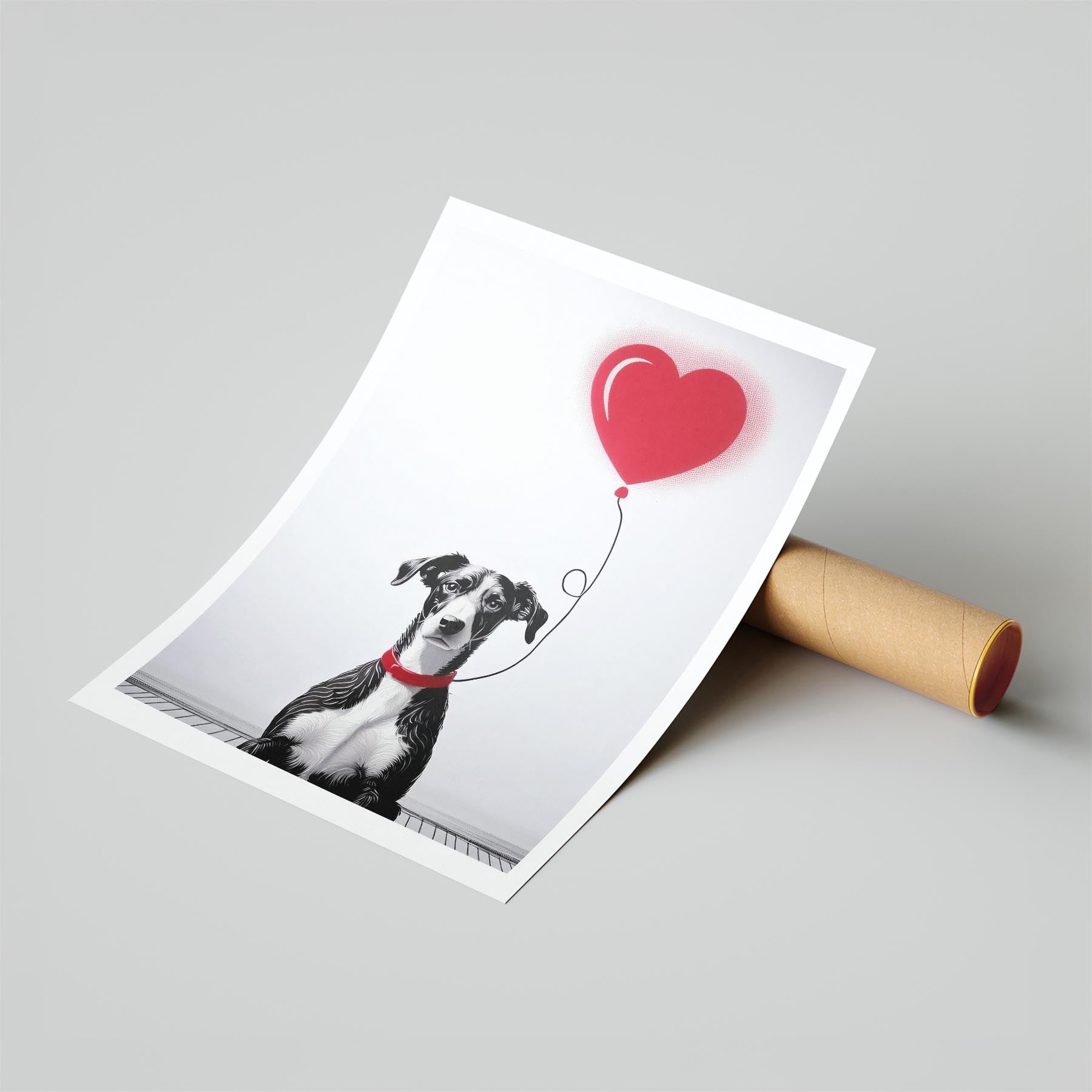 Whippet DOGSY Series inspired by the Art of Banksy image 6