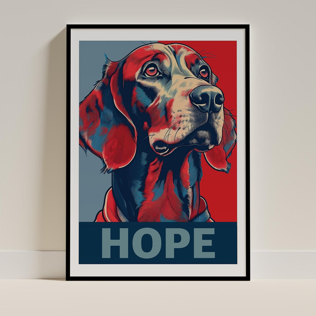 Irish Setter HOPE Series Inspired by the Obama Poster image 0