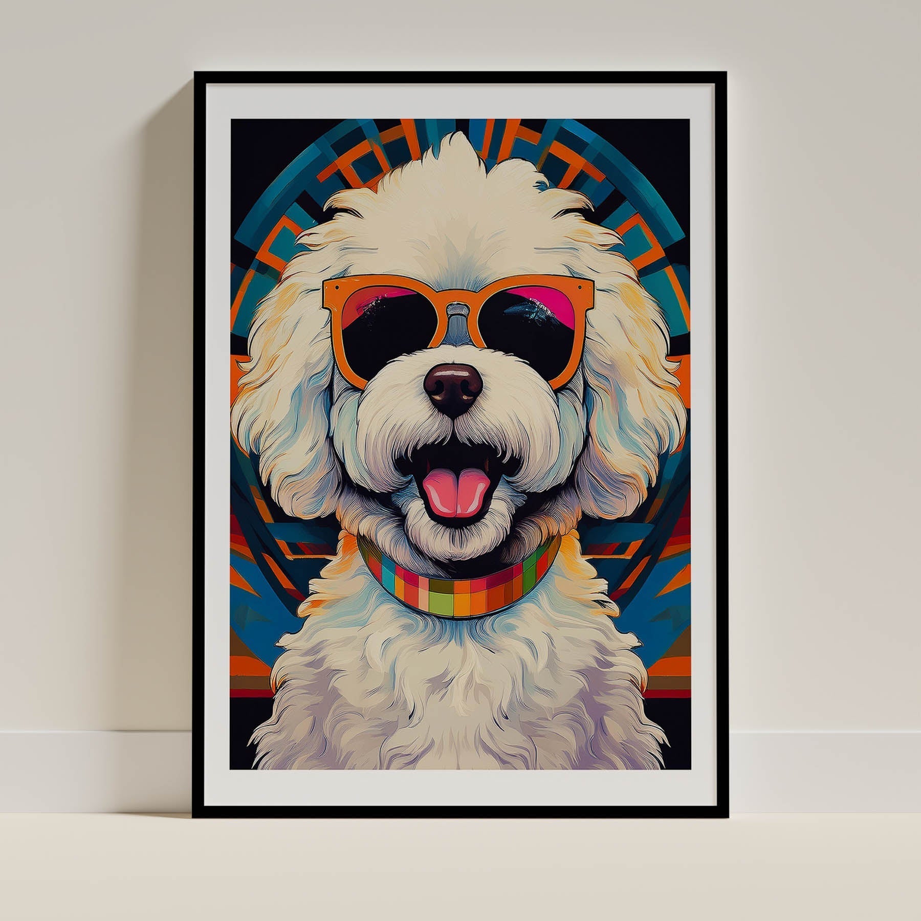 Bichon Frise Dog Art Print Unframed Vol 2 | 9 Unique Designs | Wall Art Gift for Dog Lovers | Dogsy & Co