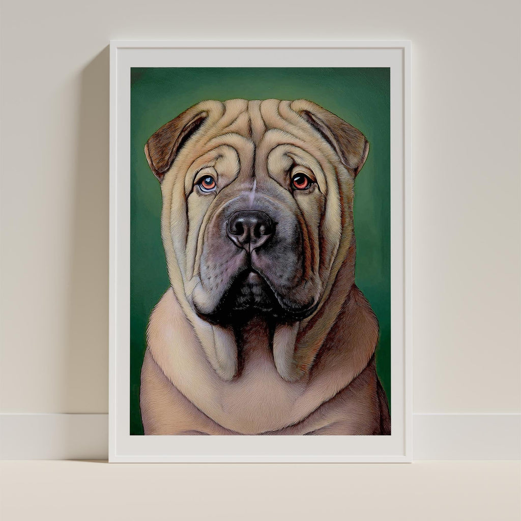 Shar Pei Green Painted Series image 9