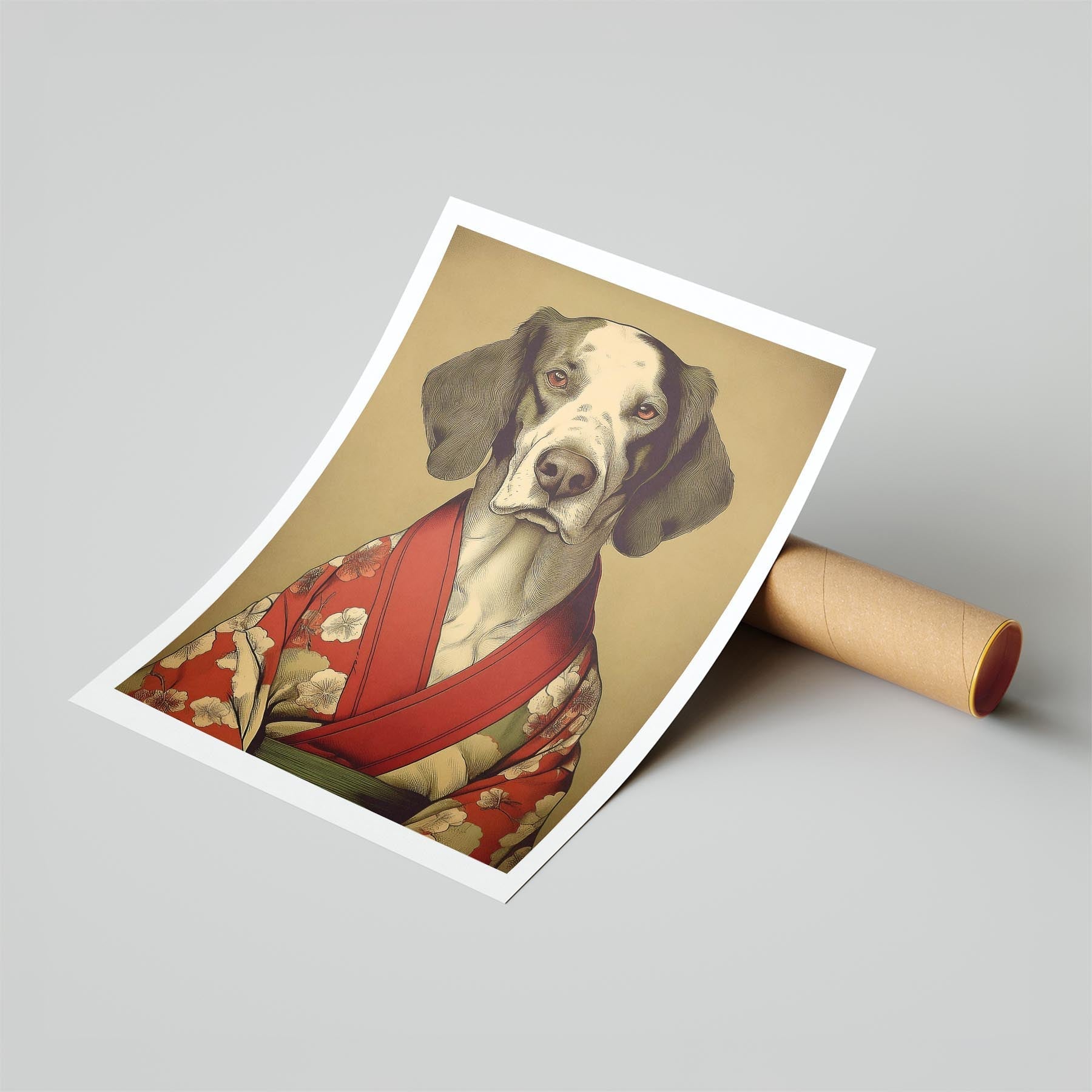 English Setter Japanse Kimono Dog Series image 6
