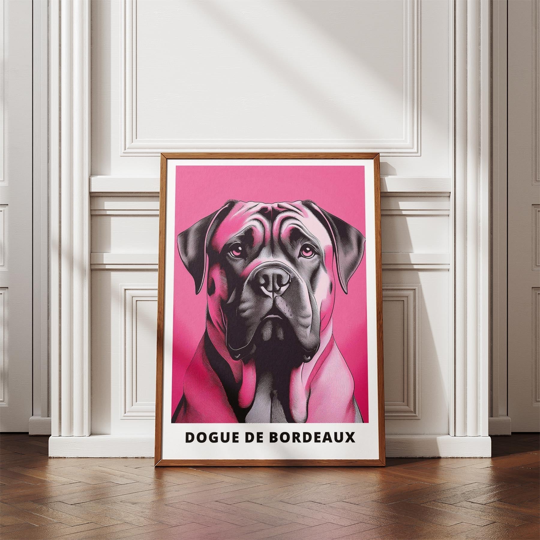 Dogue de Bordeaux Pink and Black Dog Series 1 image 4