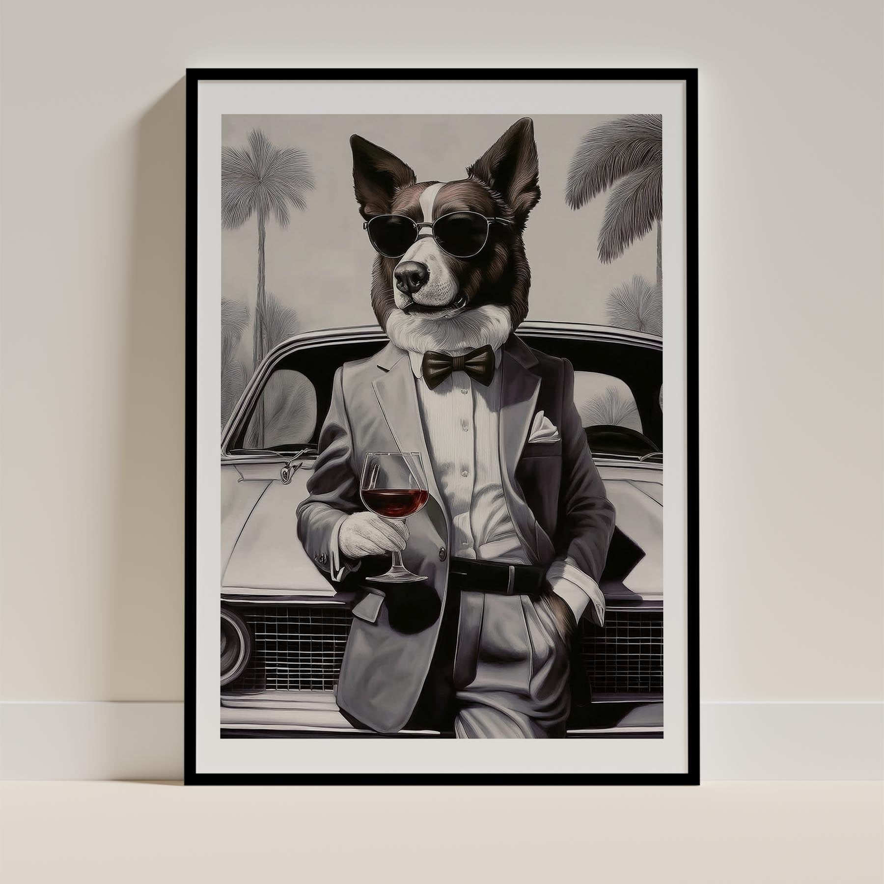 Border Collie Dog Art Print Unframed Vol 1 | 11 Unique Designs | Wall Art Gift for Dog Lovers - Image 5 | Dogsy & Co