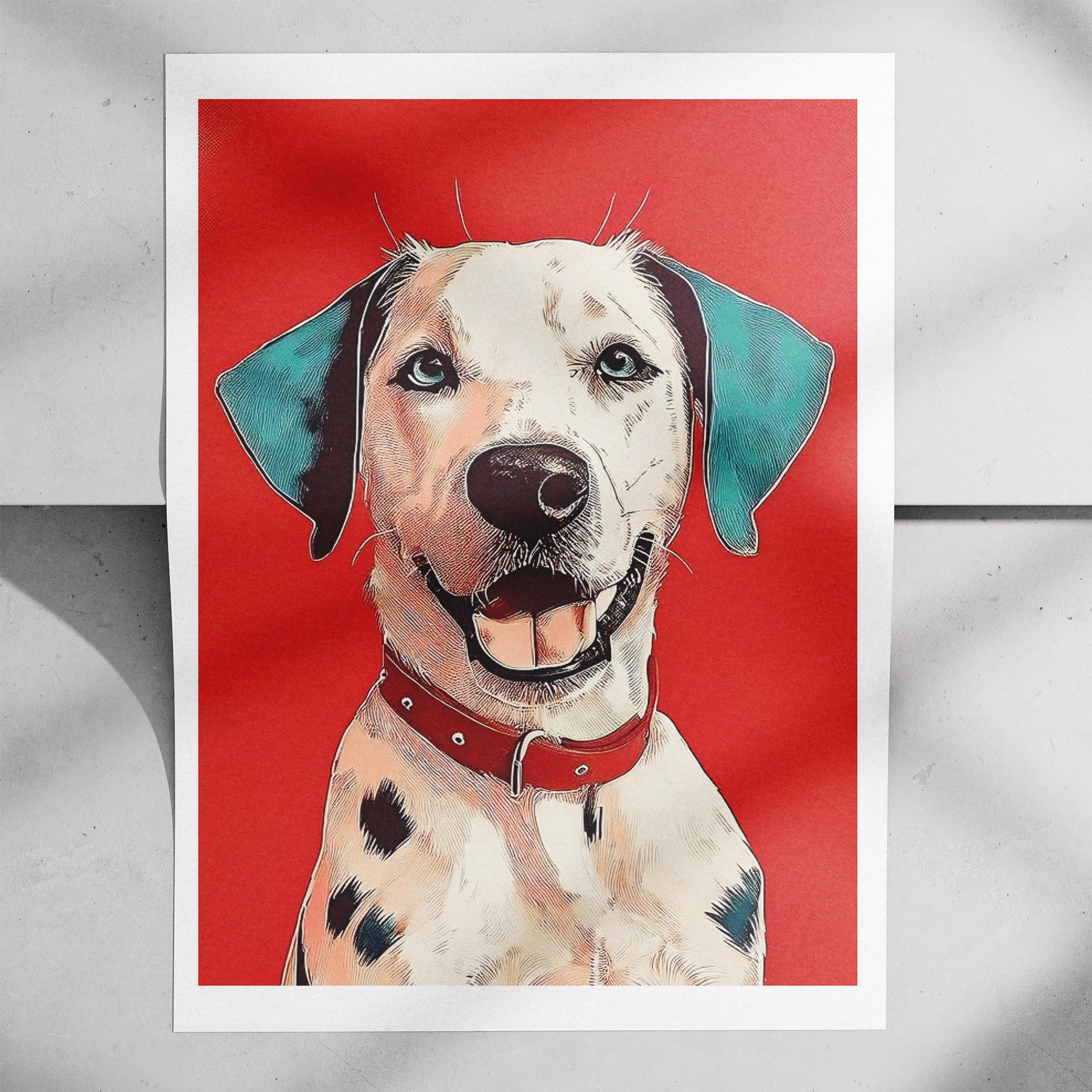 Dalmatian Red Dog Series image 7