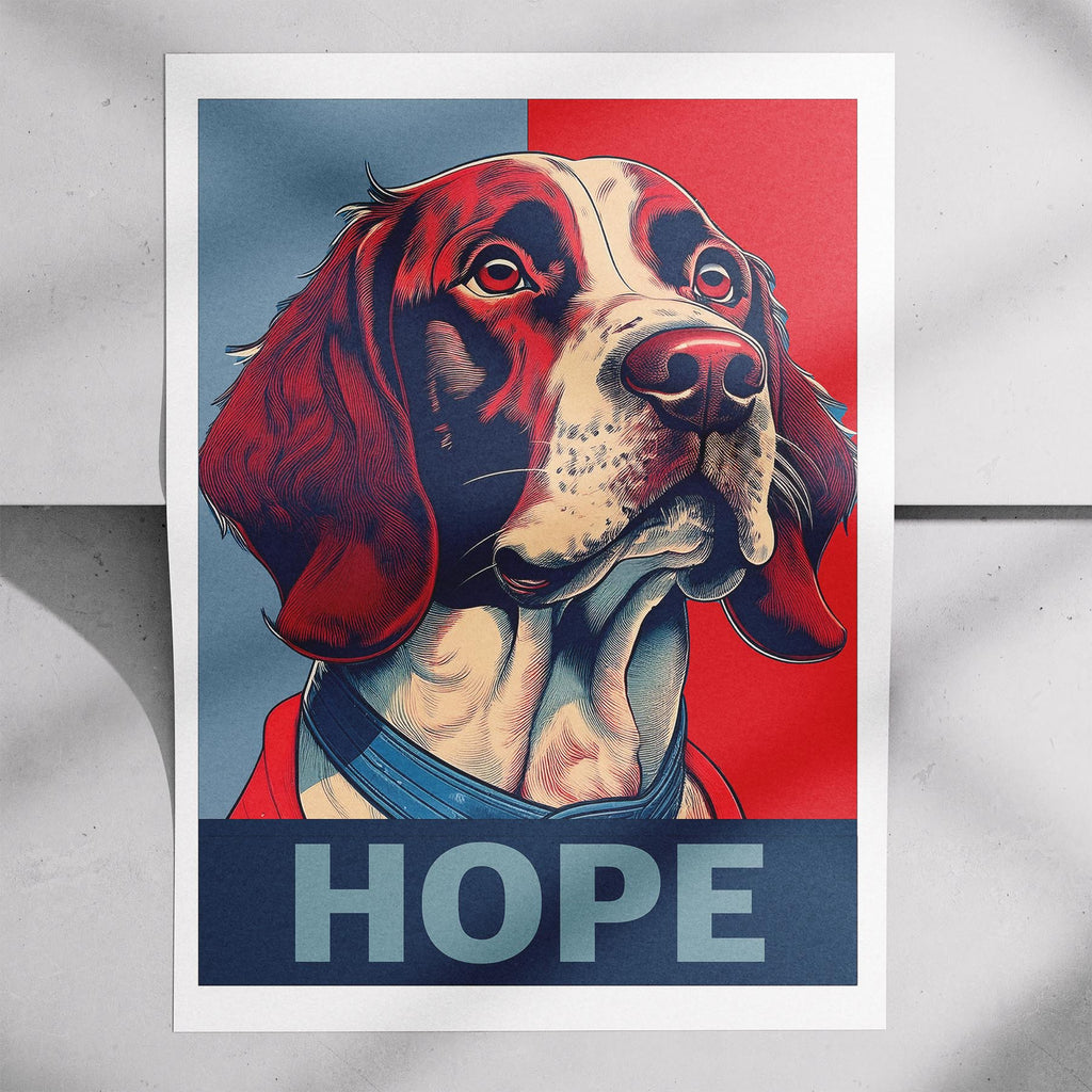 English Springer Spaniel HOPE Series Inspired by the Obama Poster image 7
