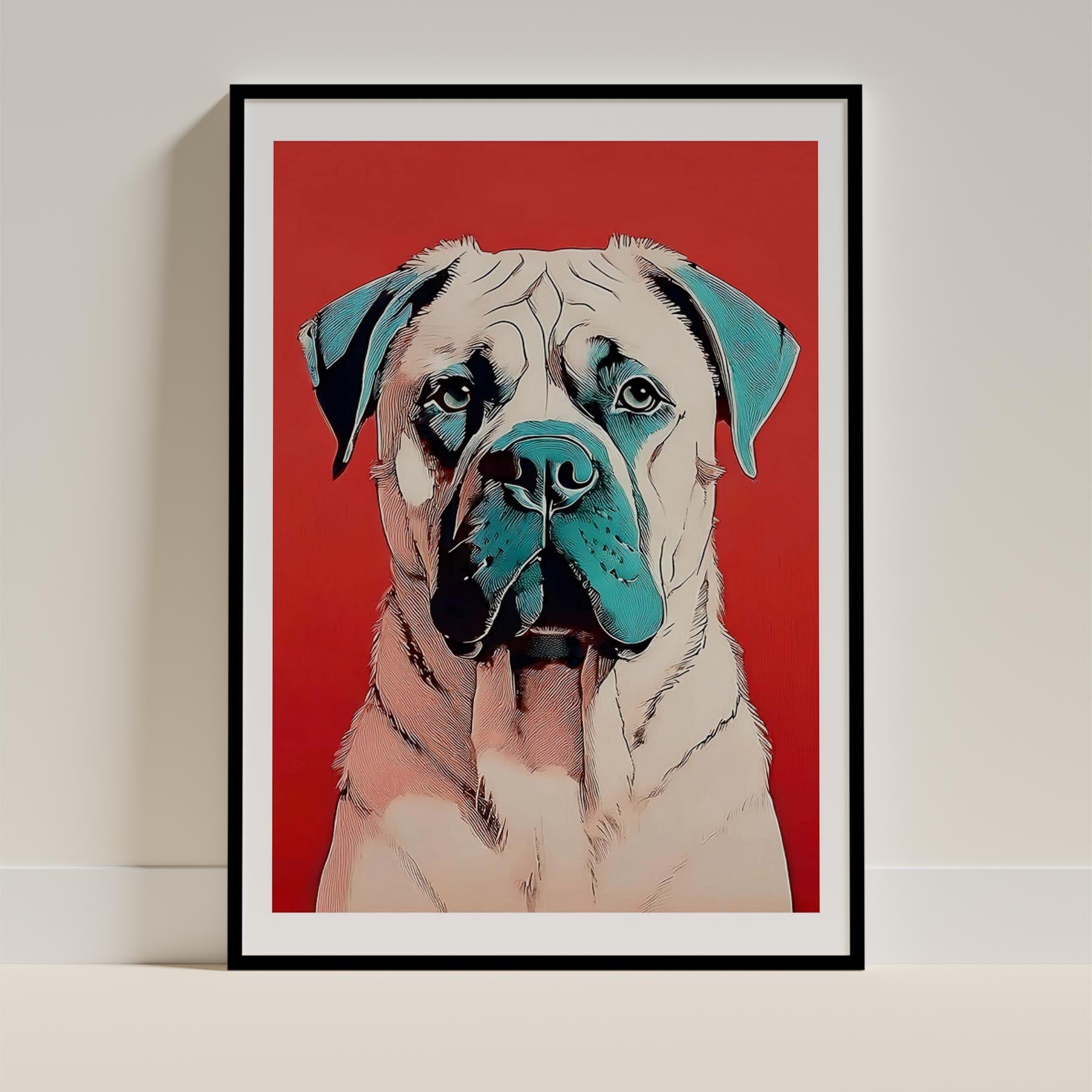 Bullmastiff Dog Art Print Unframed Vol 1 | 11 Unique Designs | Wall Art Gift for Dog Lovers - Image 3 | Dogsy & Co