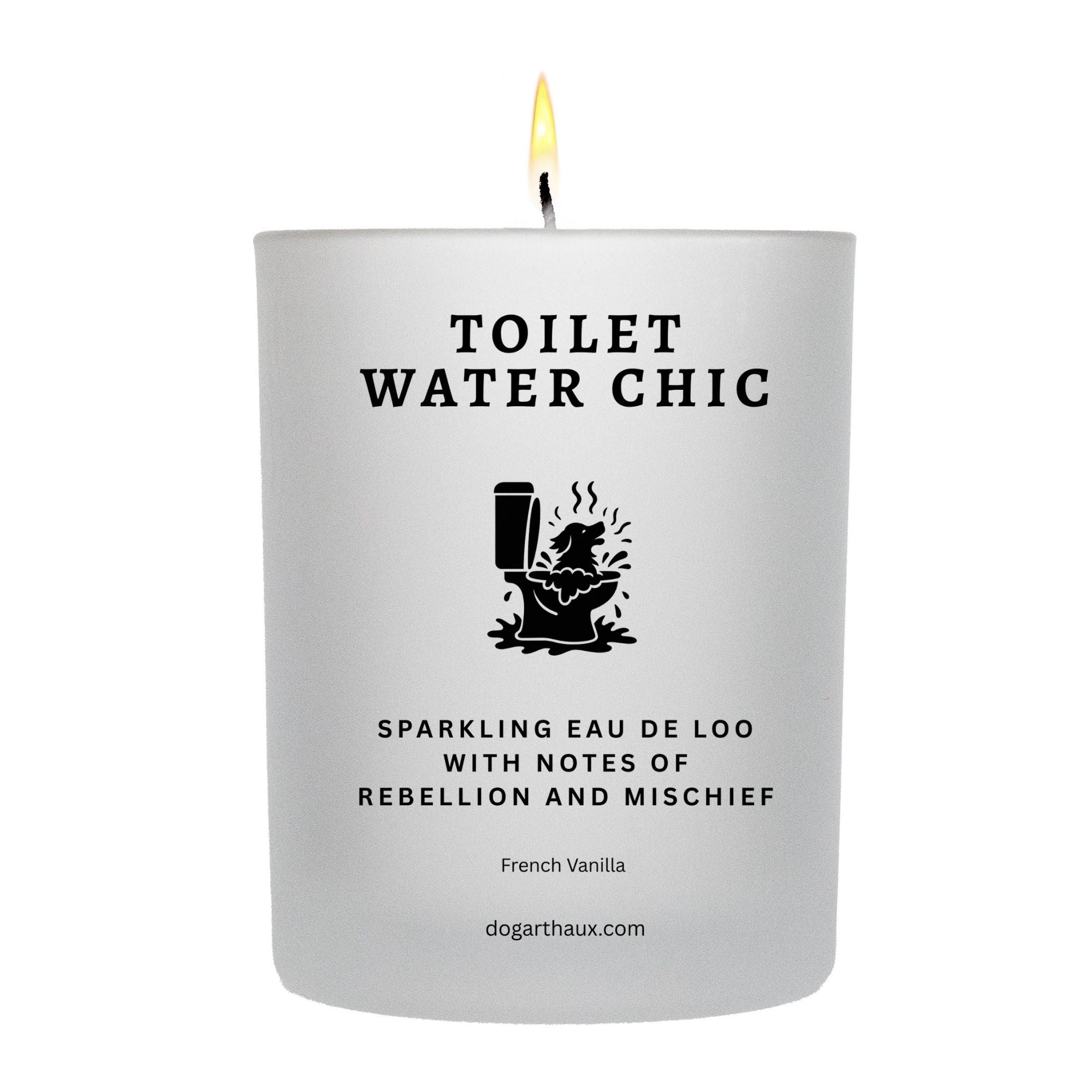Toilet Water Chic Candle
