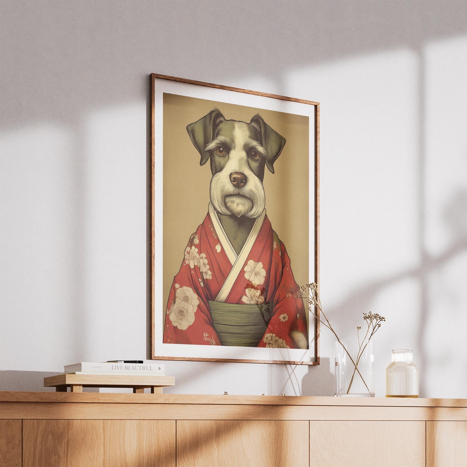 Schnauzer Japanse Kimono Dog Series image 5
