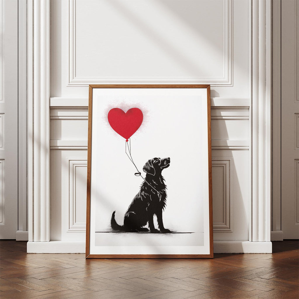 Golden Retriever DOGSY Series inspired by the Art of Banksy image 4