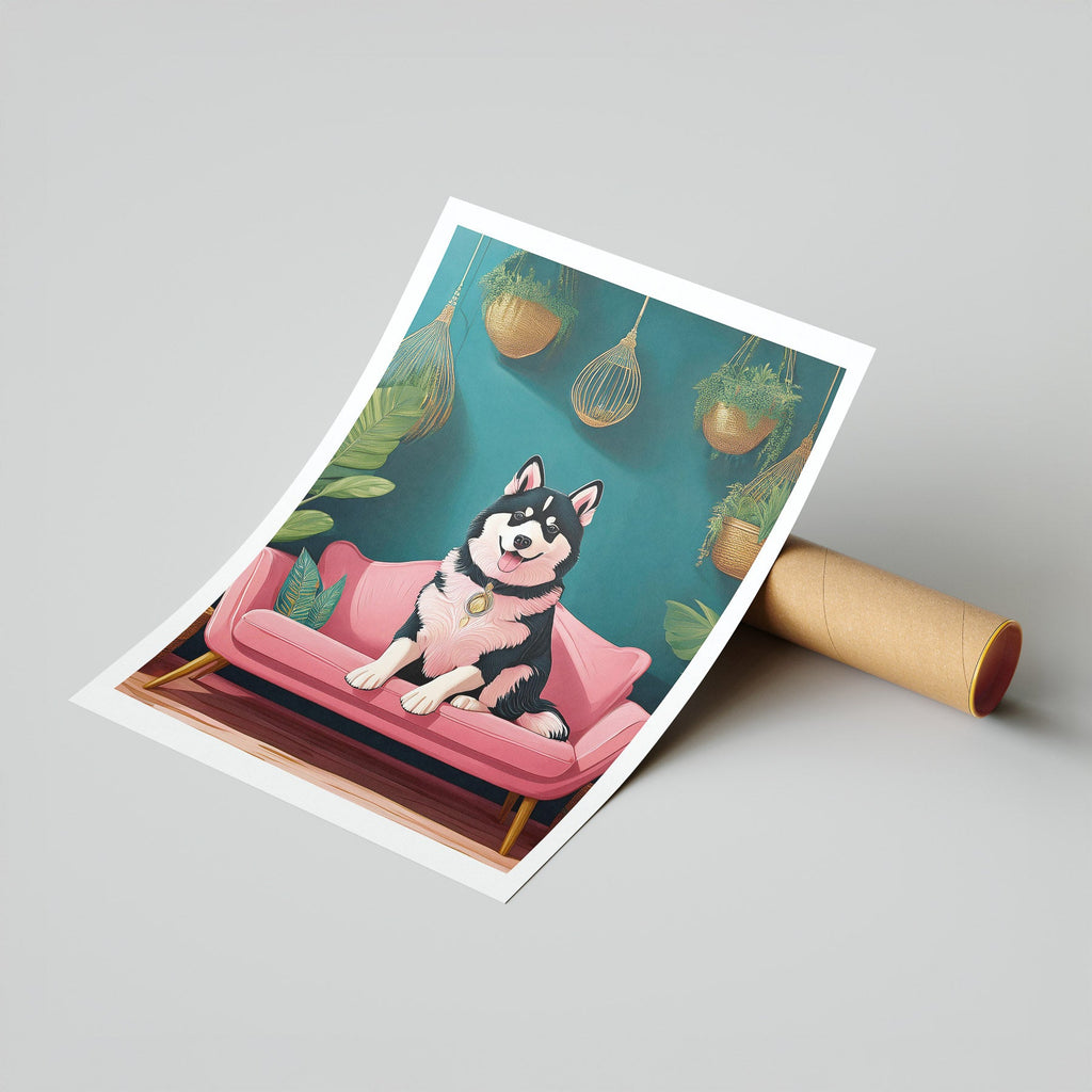 Alaskan Malamute Just Lounging Around image 7