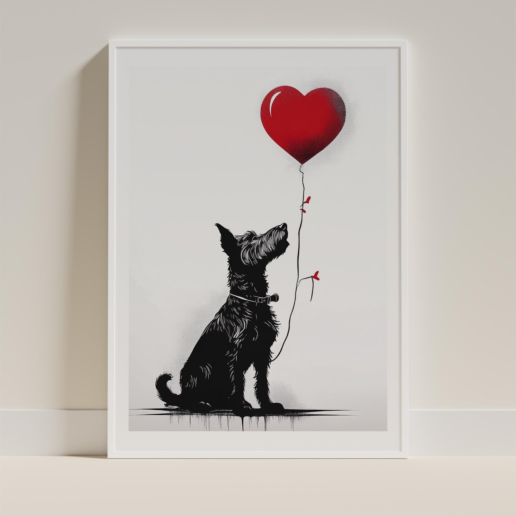 Fox Terrier DOGSY Series inspired by the Art of Banksy image 9