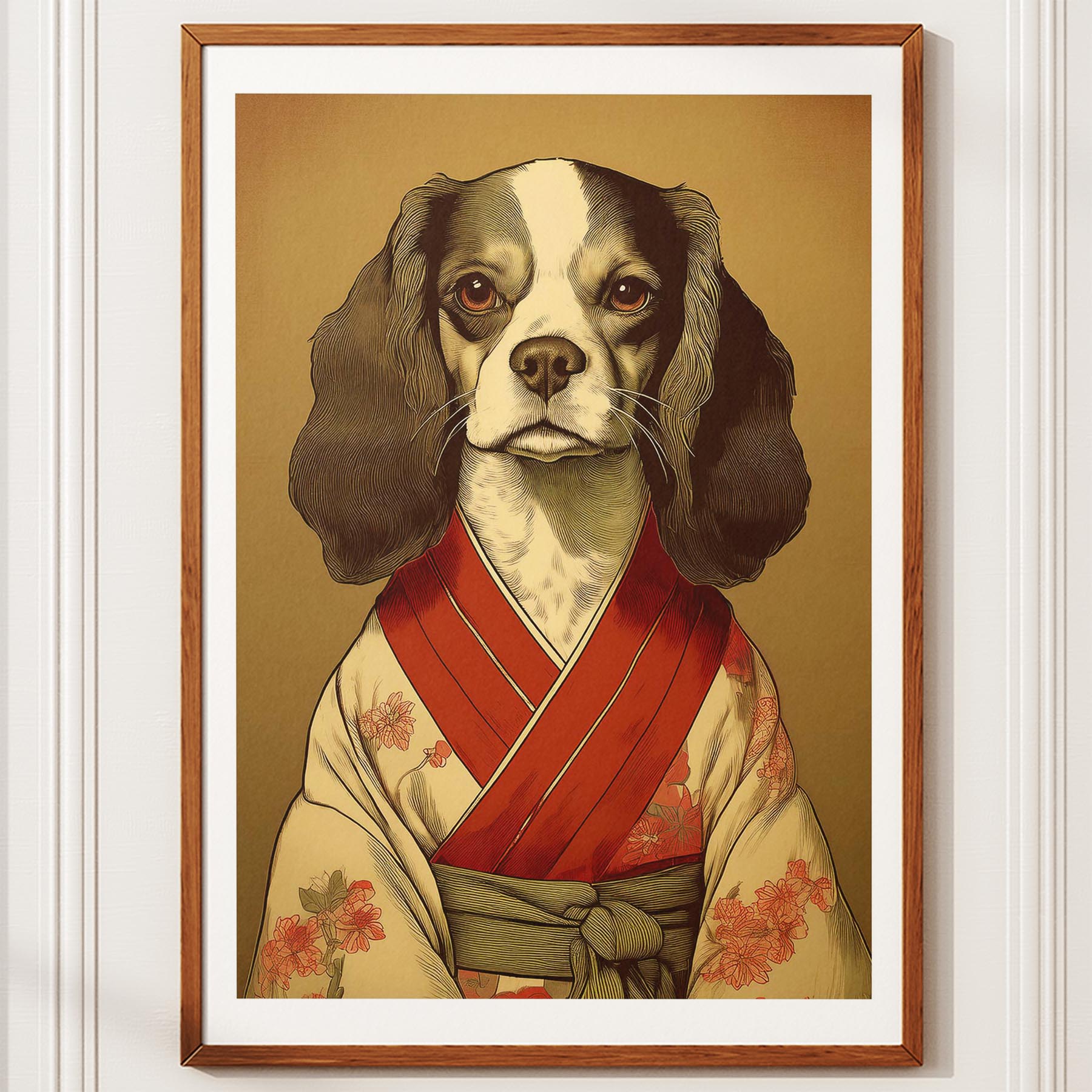 Cavalier Spaniel Japanse Kimono Dog Series image 10