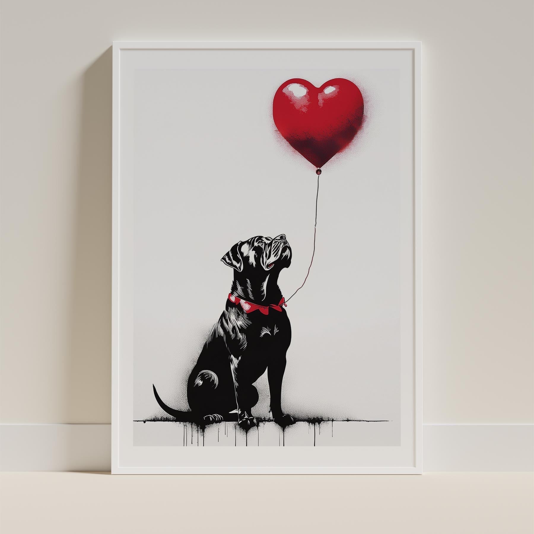 Bullmastiff DOGSY Series inspired by the Art of Banksy image 9