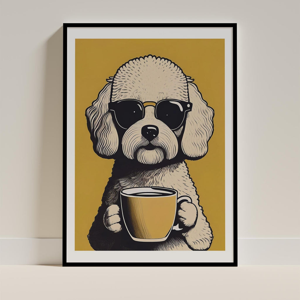Bichon Frise Chillin Coffee Dog image 11