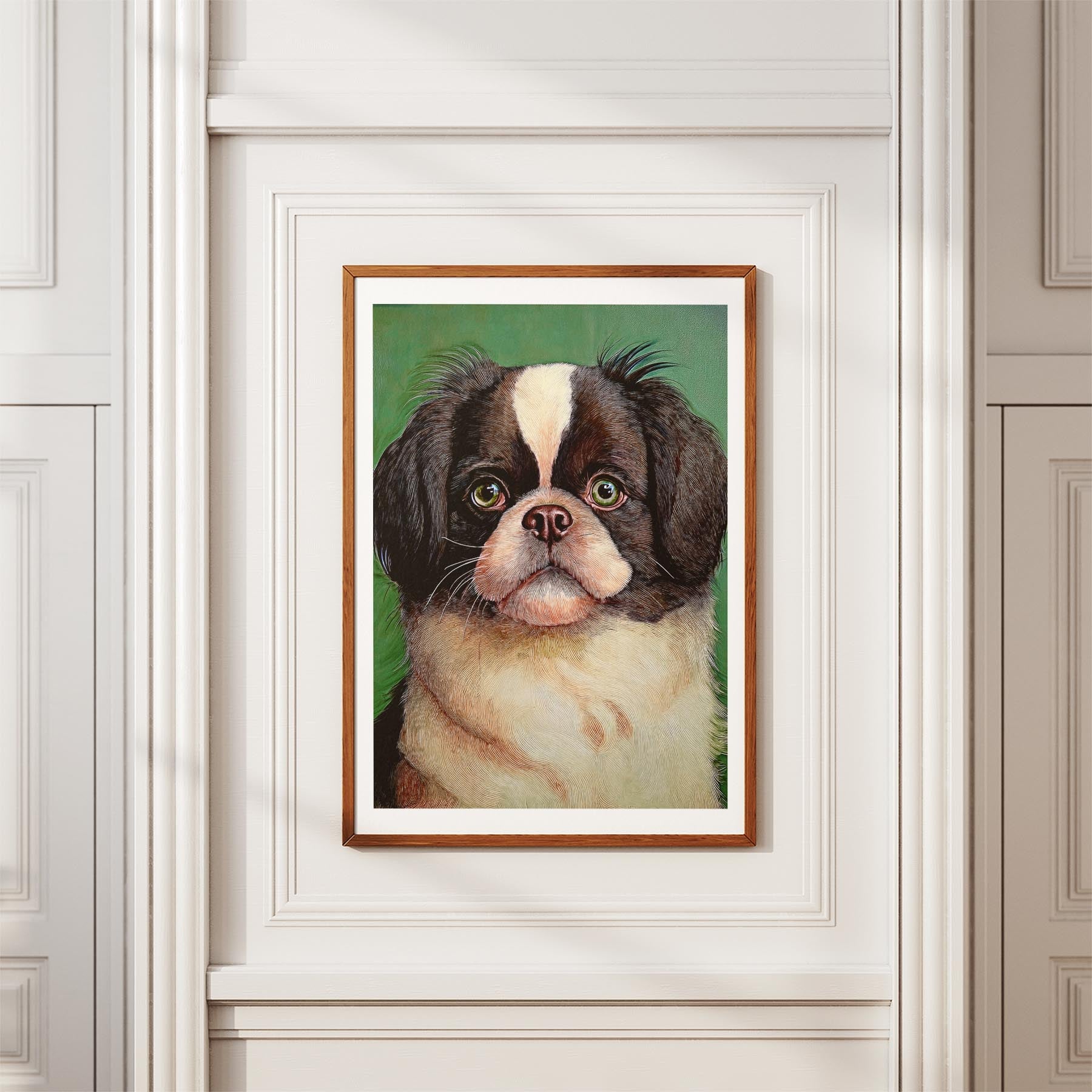 Japanese Chin Green Painted Series image 3