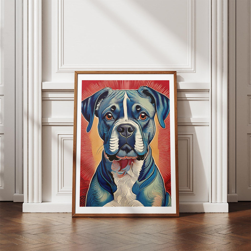 Boxer Hokusai Japanese Inspired Dog Series image 4