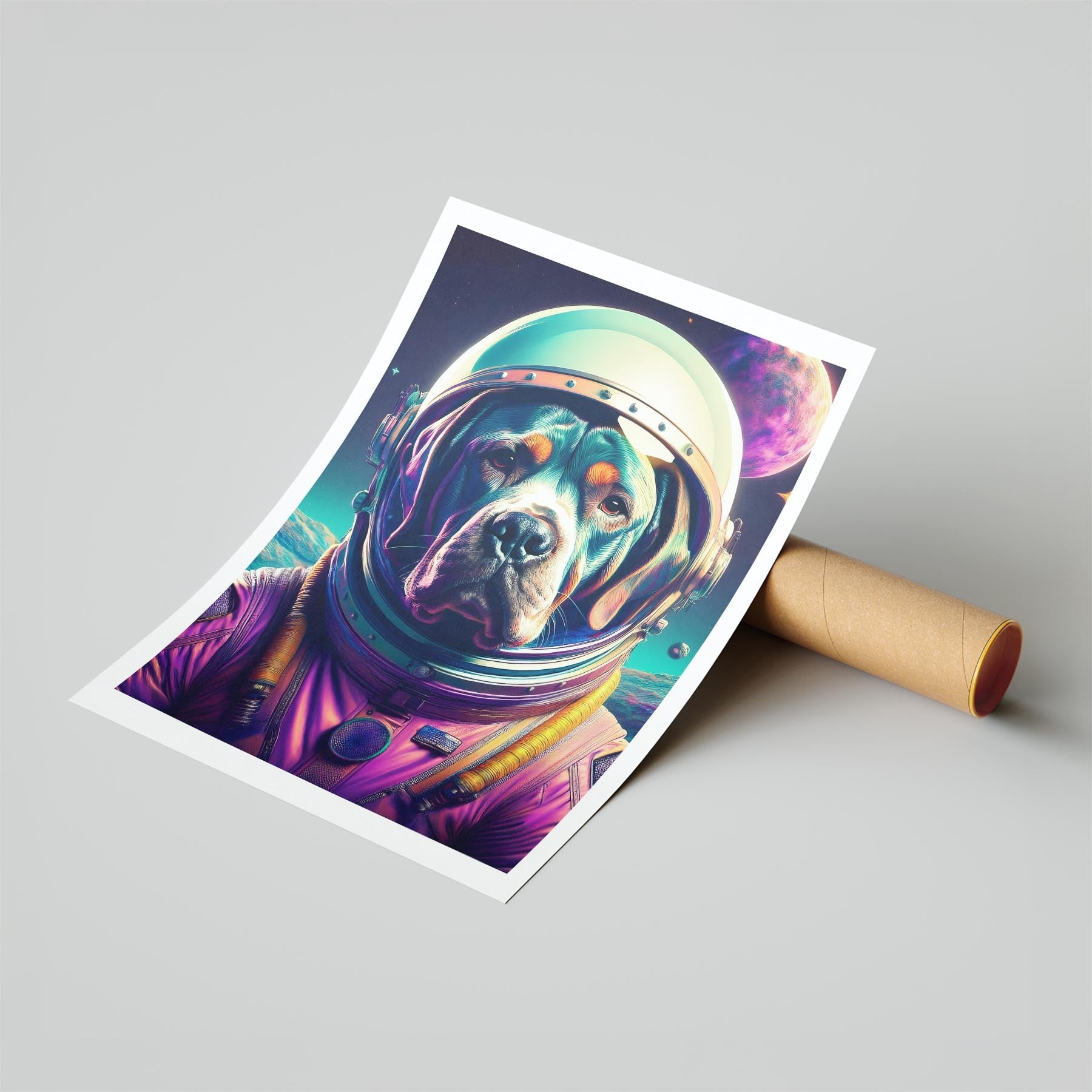 Neapolitan Mastiff Space Dogs Series image 6