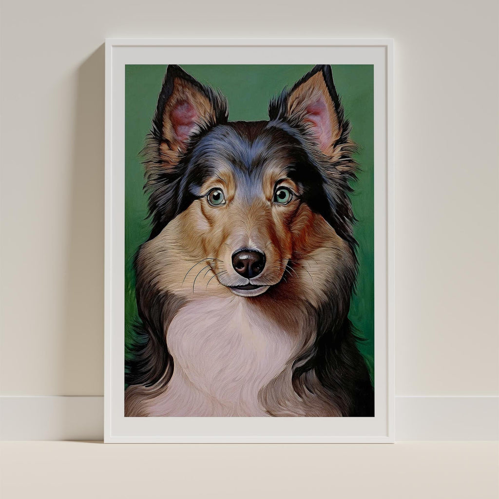 Shetland Sheepdog Green Painted Series image 9