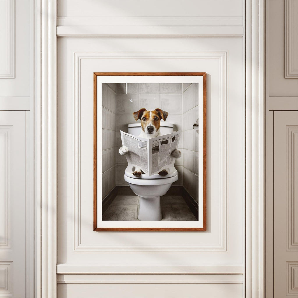 Jack Russell Toilet Humour Dog Series image 3