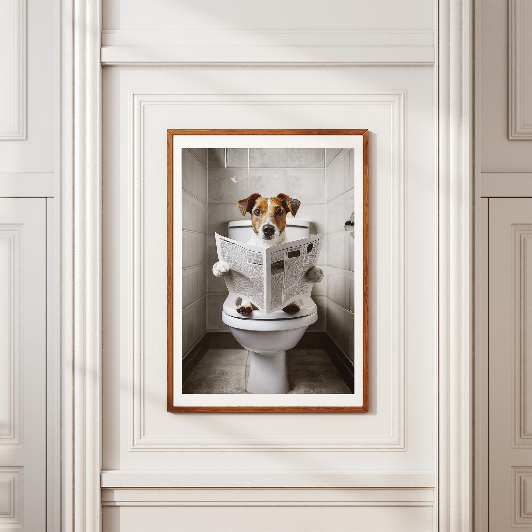 Jack Russell Toilet Humour Dog Series image 3
