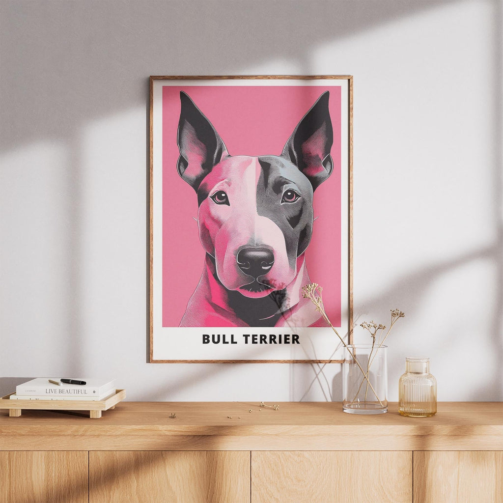 Bull Terrier Pink and Black Dog Series 2 image 8