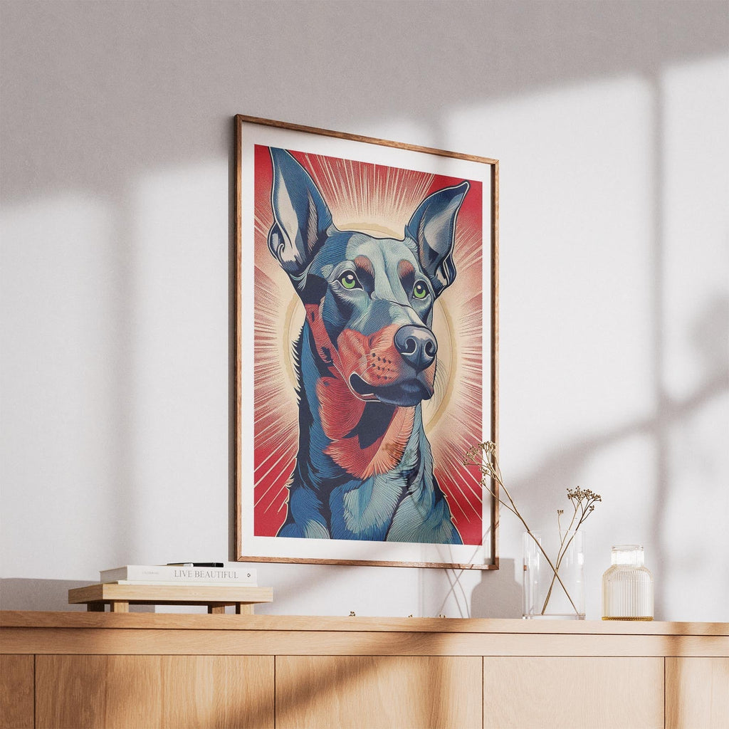 Doberman Hokusai Japanese Inspired Dog Series 1 image 5