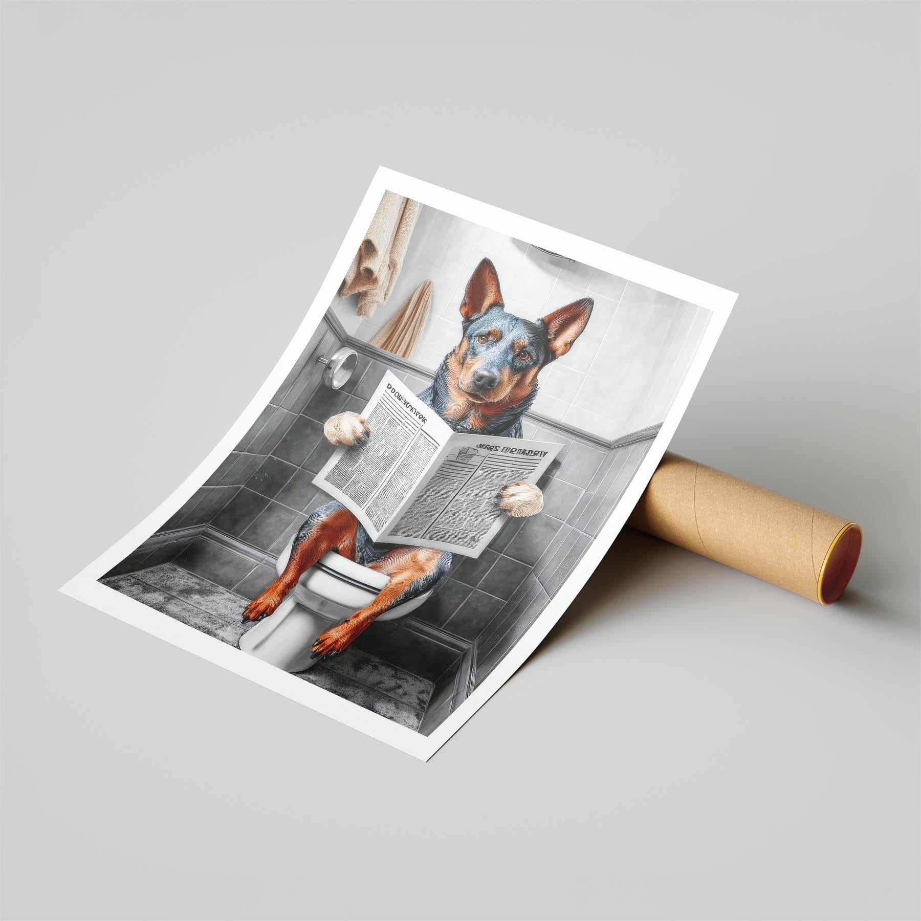 Cattle Dog Toilet Humour Dog Series 2 image 6