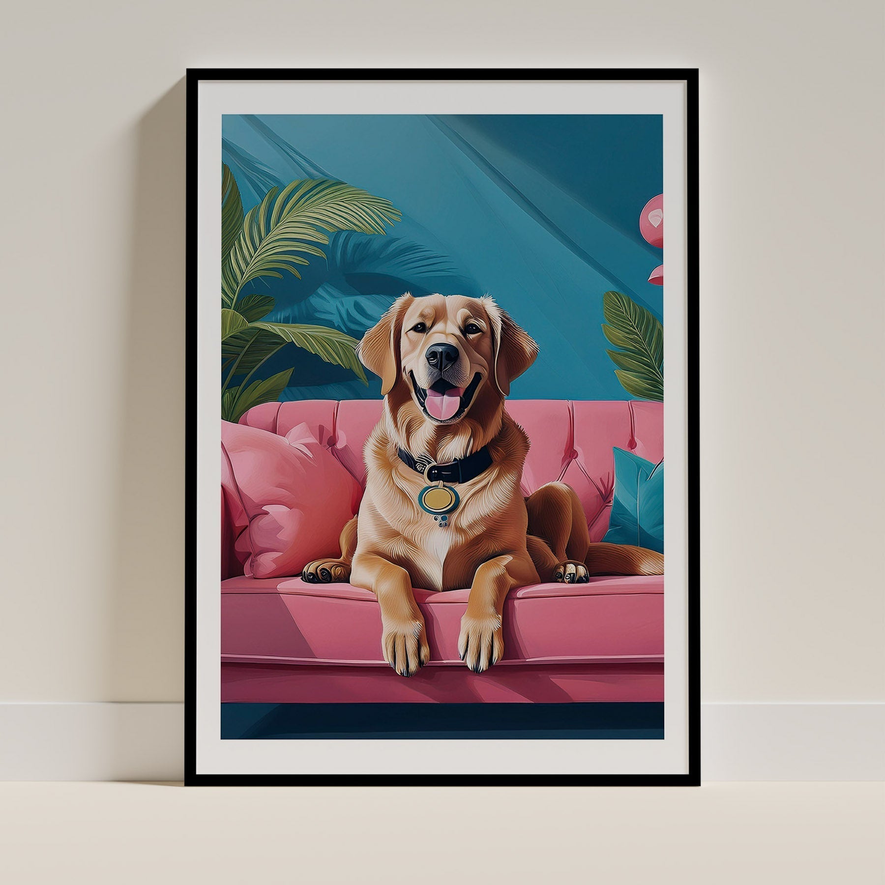 Labradore Dog Art Print Unframed | 2 Unique Designs | Wall Art Gift for Dog Lovers | Dogsy & Co