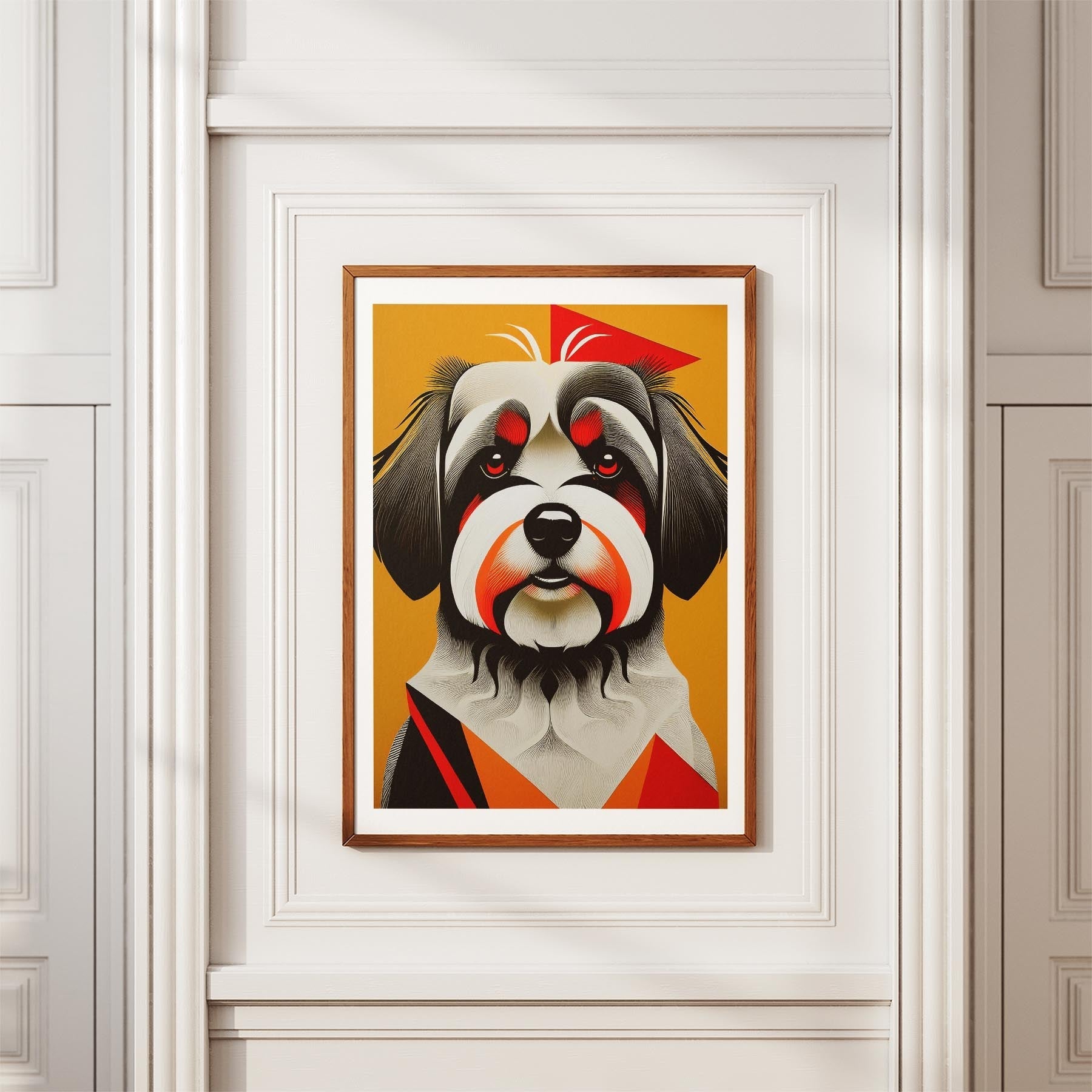 Havanese Geometric Orange Series image 3
