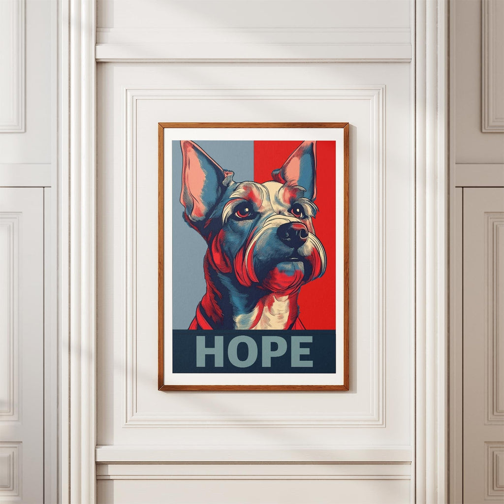 Australian Terrier HOPE Series Inspired by the Obama Poster image 3