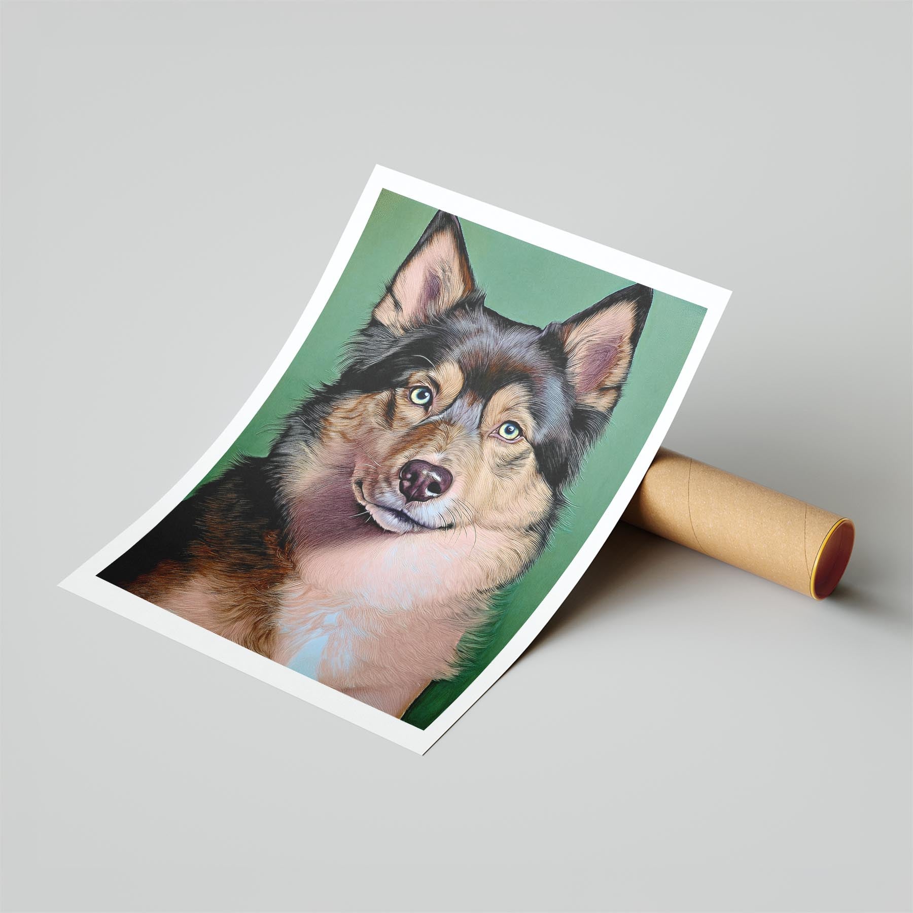 Finnish Lapphund Green Painted Series image 6